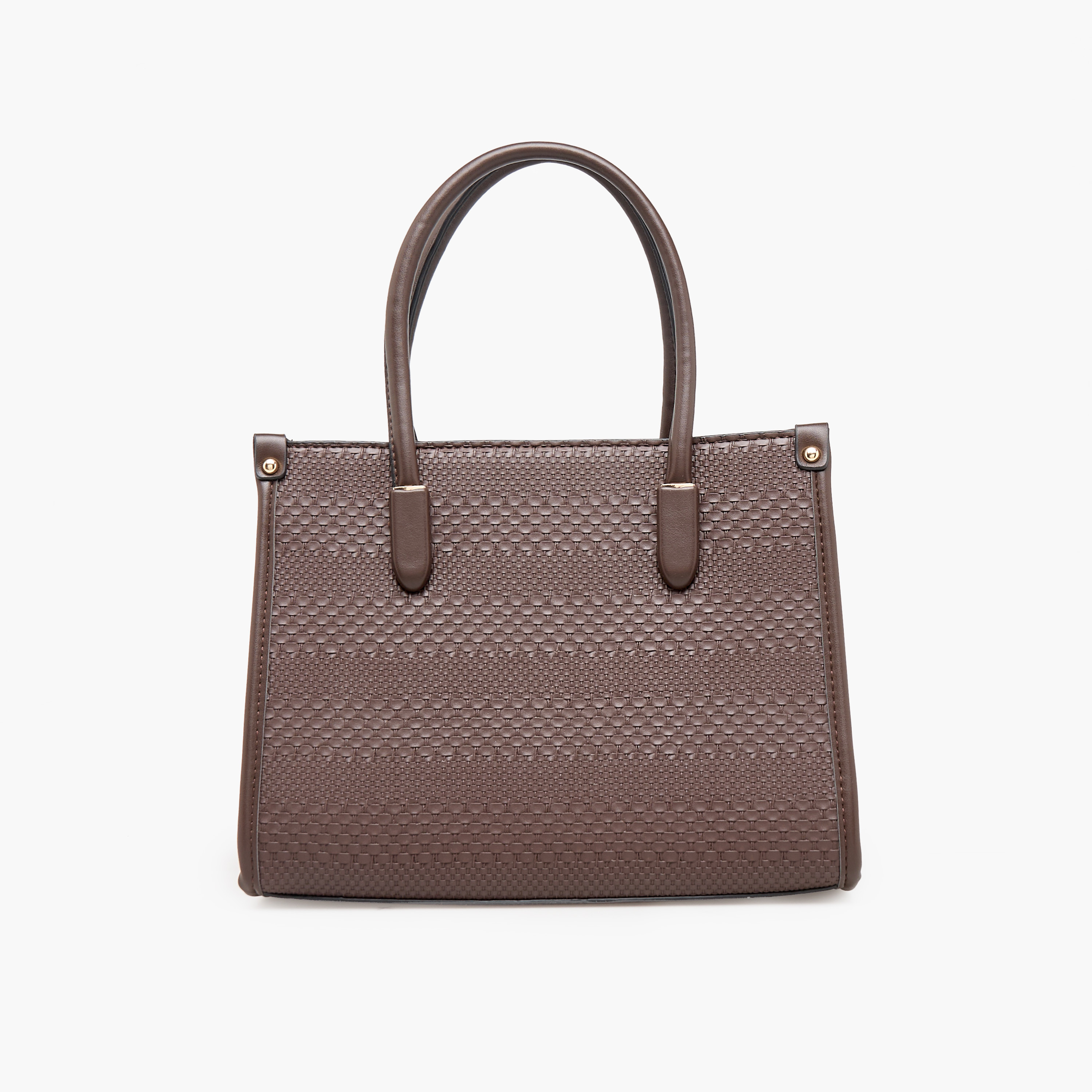 Adore Textured Tote Bag with Double Handle-women-bagsandwallets-handbags-image-1