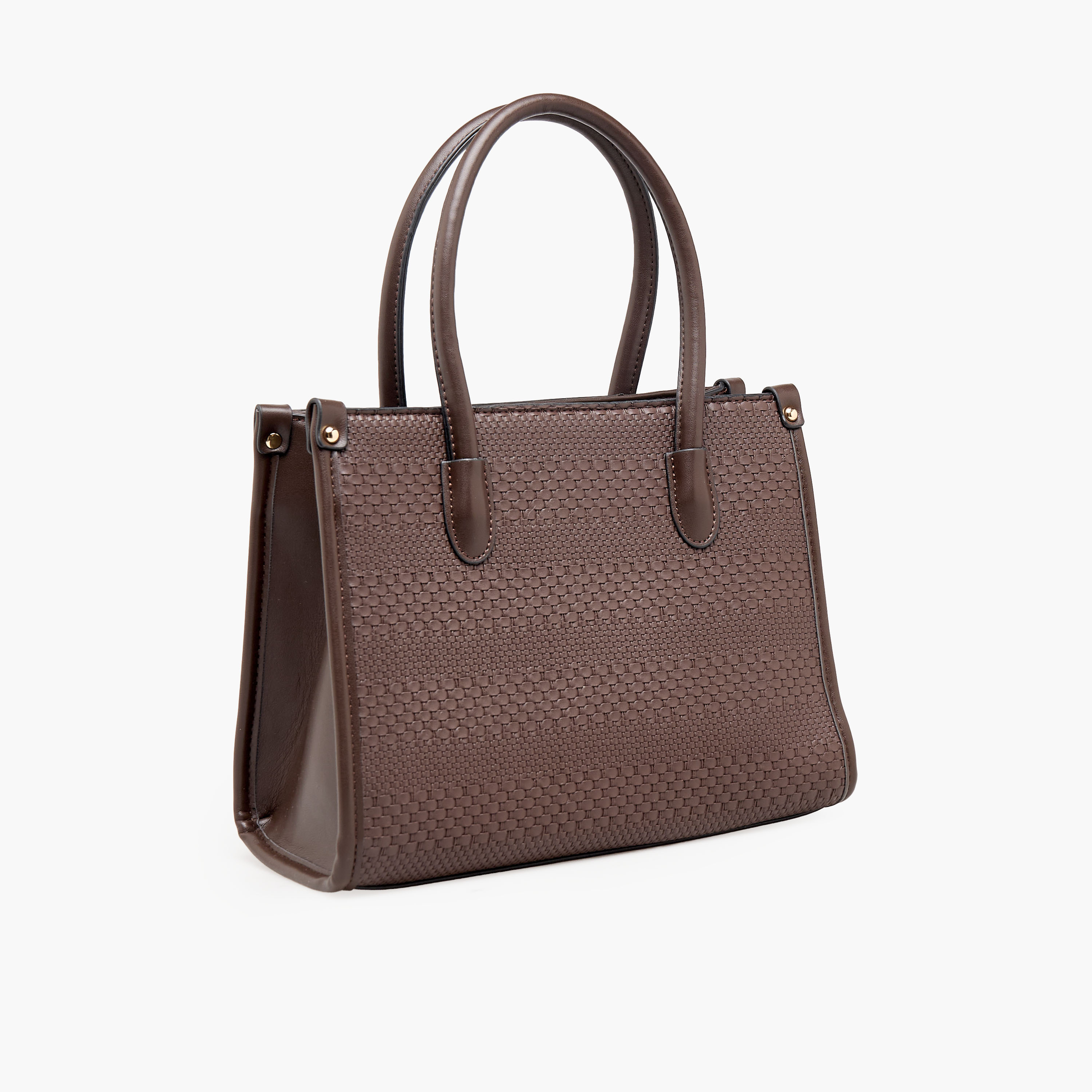 Adore Textured Tote Bag with Double Handle-women-bagsandwallets-handbags-image-3