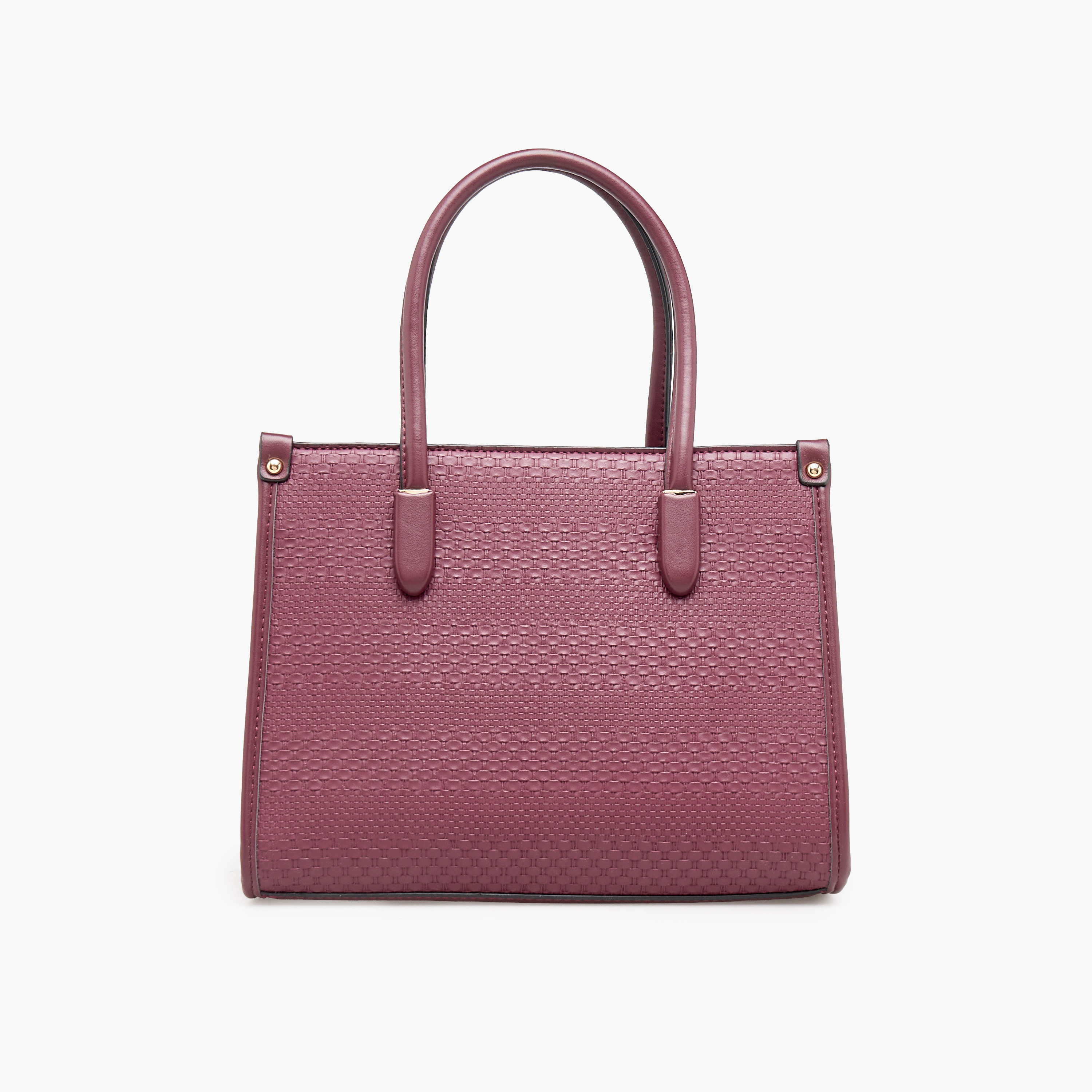 Adore Textured Tote Bag with Double Handle-women-bagsandwallets-handbags-image-1