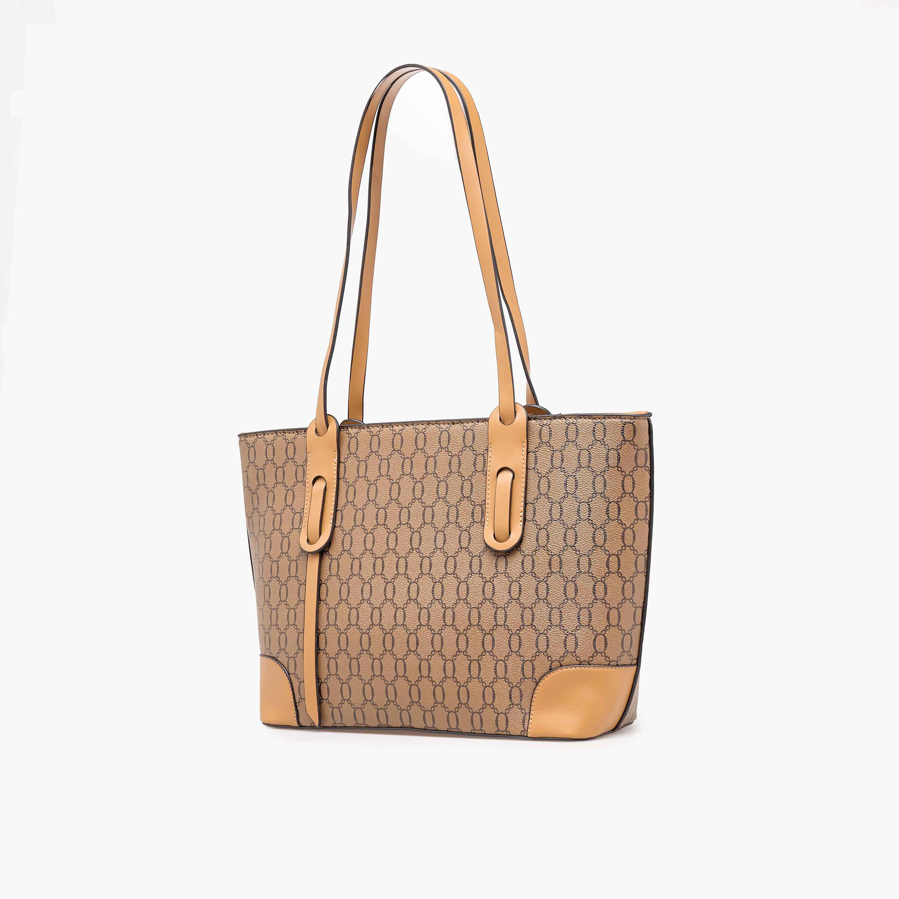 شنطة توتي بطبعات هندسية ومقابض مزدوجة من أدور-women-bagsandwallets-handbags-image-2
