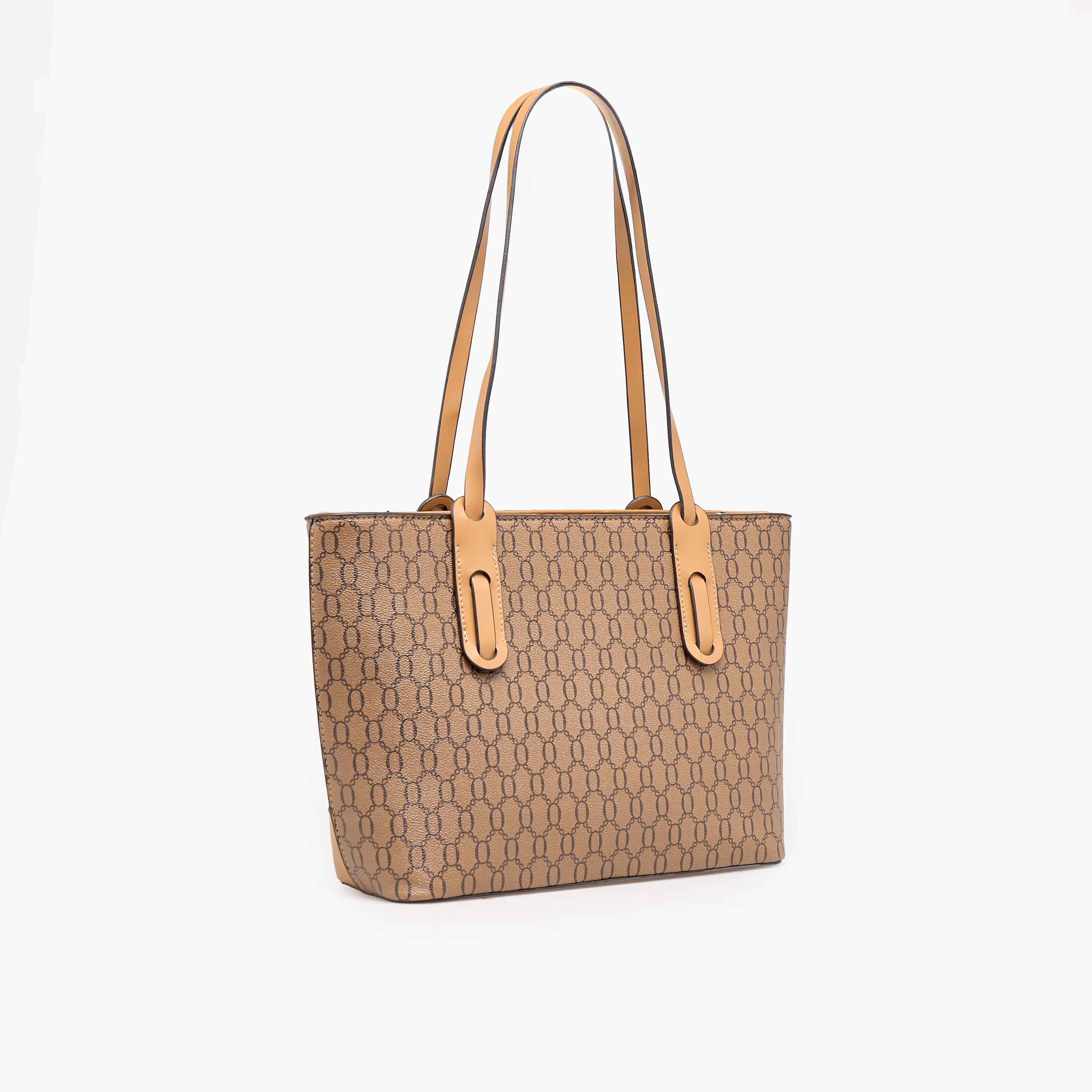 شنطة توتي بطبعات هندسية ومقابض مزدوجة من أدور-women-bagsandwallets-handbags-image-3