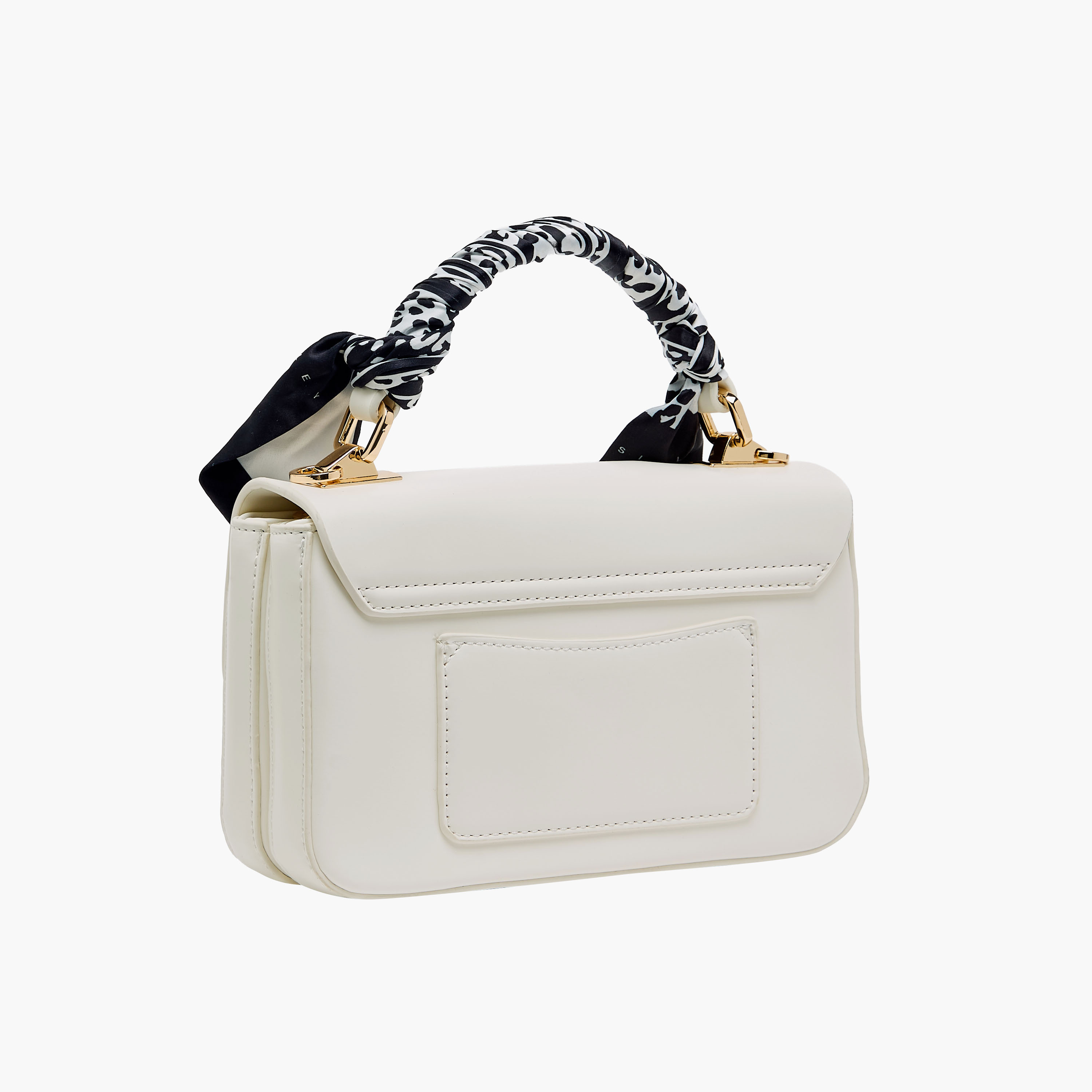 Sisley Scarf Accent Satchel bag with Chain Strap-women-bagsandwallets-handbags-image-3