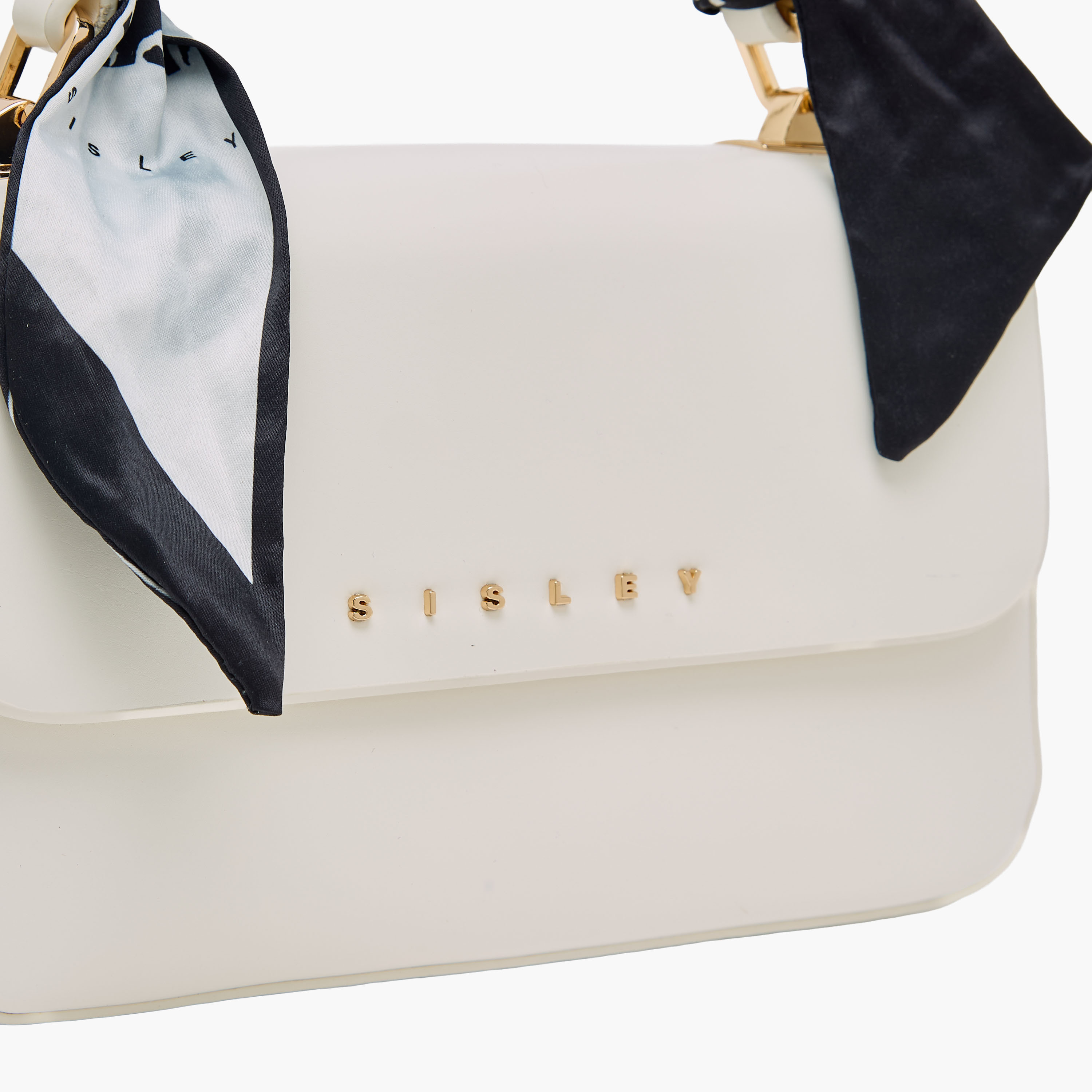 Sisley Scarf Accent Satchel bag with Chain Strap-women-bagsandwallets-handbags-image-4