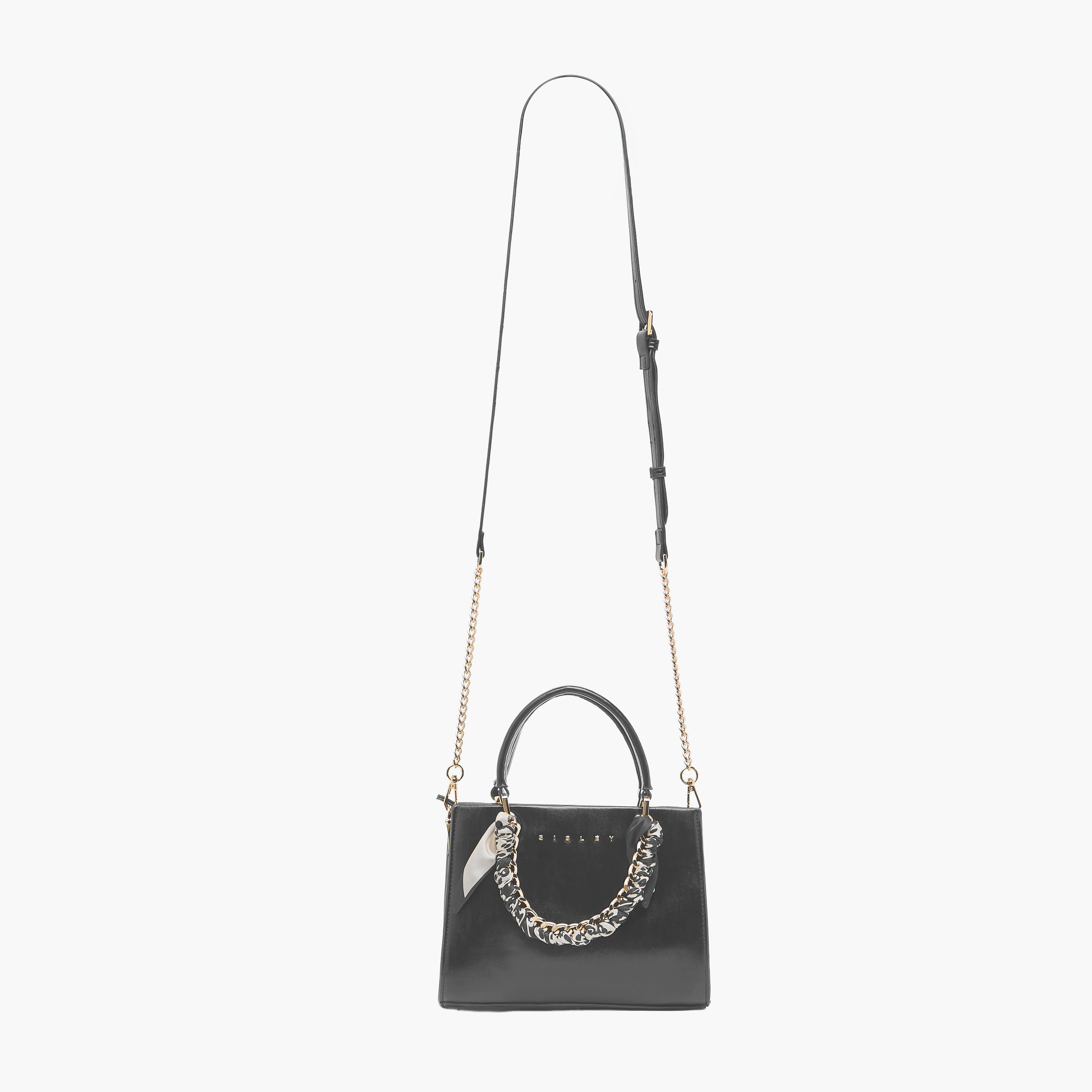 شنطة ساتشيل بزينة ميتالك ووشاح من سيسلي-women-bagsandwallets-handbags-image-2