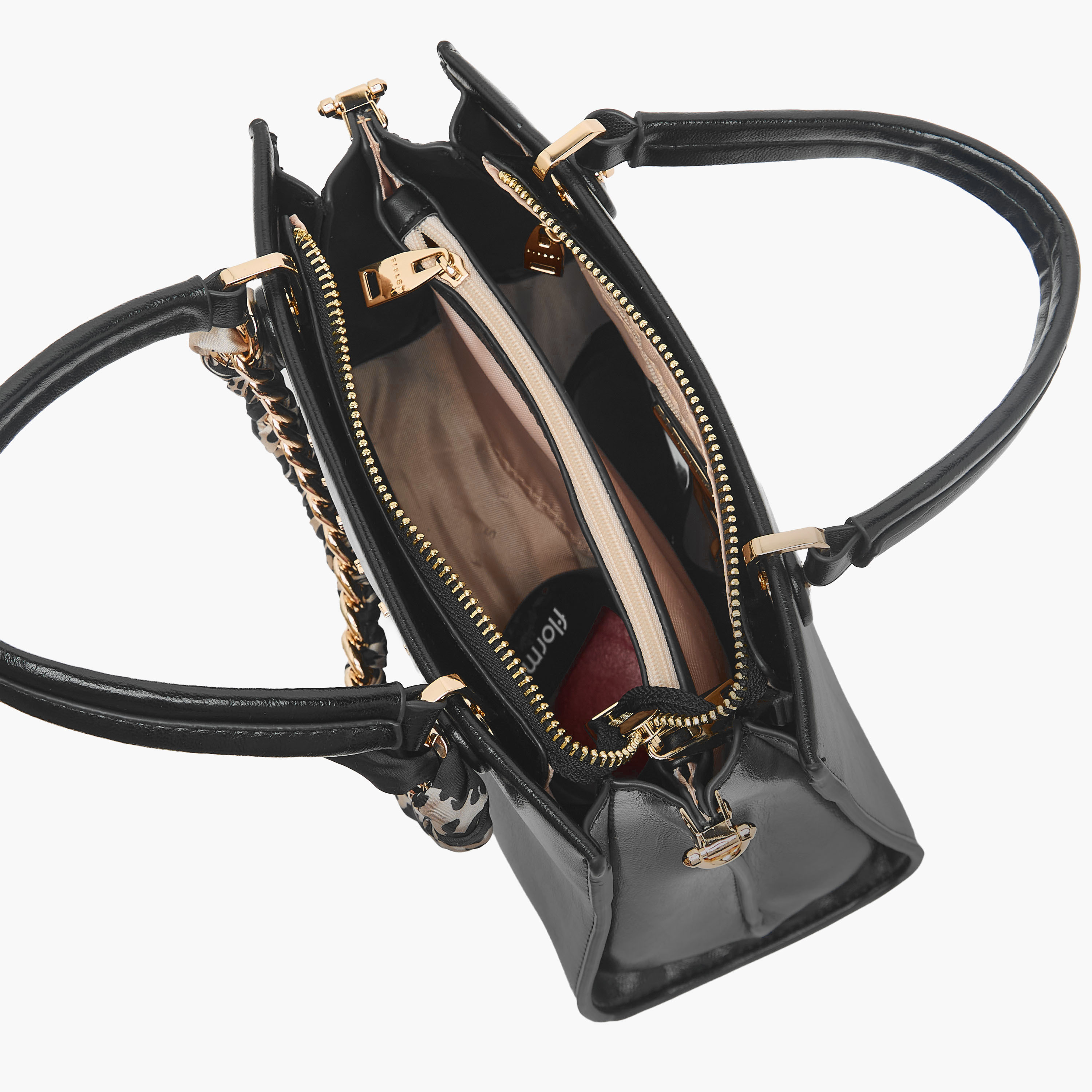 شنطة ساتشيل بزينة ميتالك ووشاح من سيسلي-women-bagsandwallets-handbags-image-7