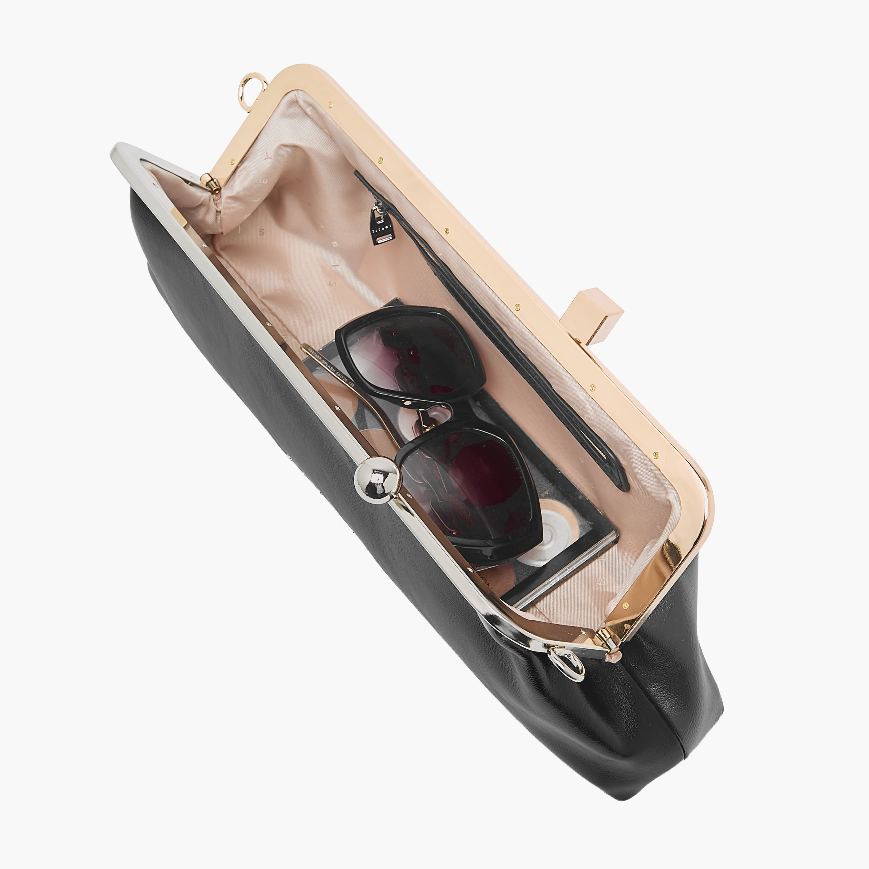 شنطة كلاتش بشعار وتفاصيل وشاح من سيسلي-women-bagsandwallets-handbags-image-7
