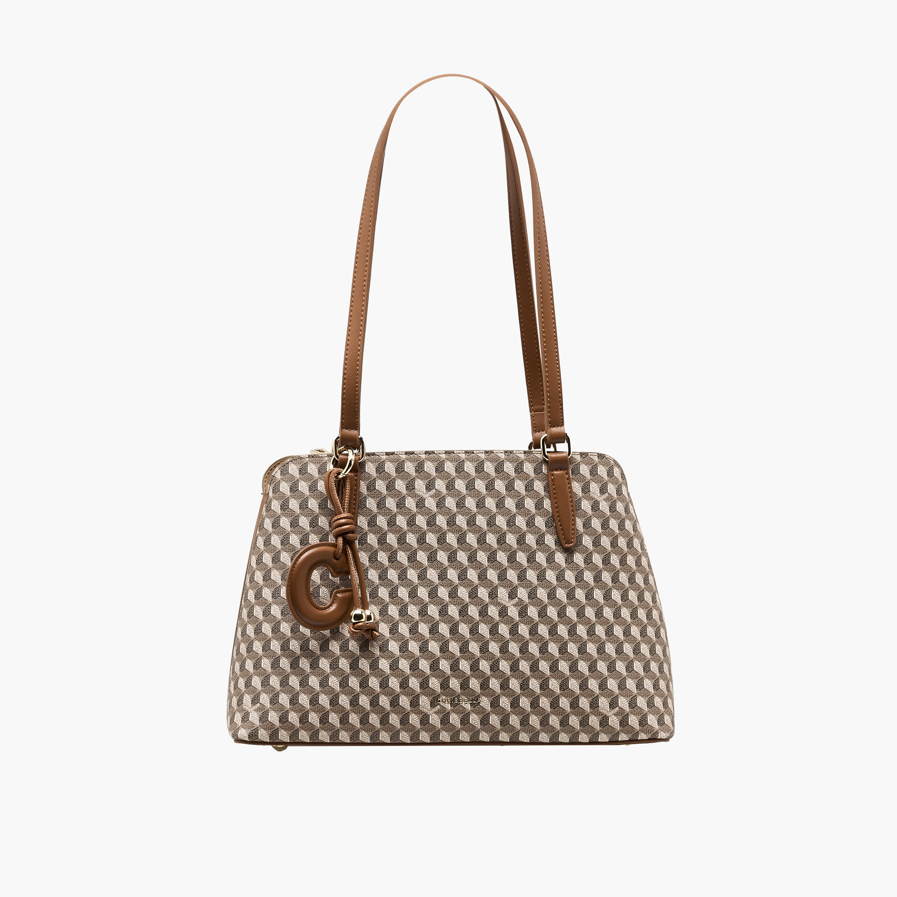 Chrisbella Textured Tote Bag with Wallet-women-bagsandwallets-handbags-image-2