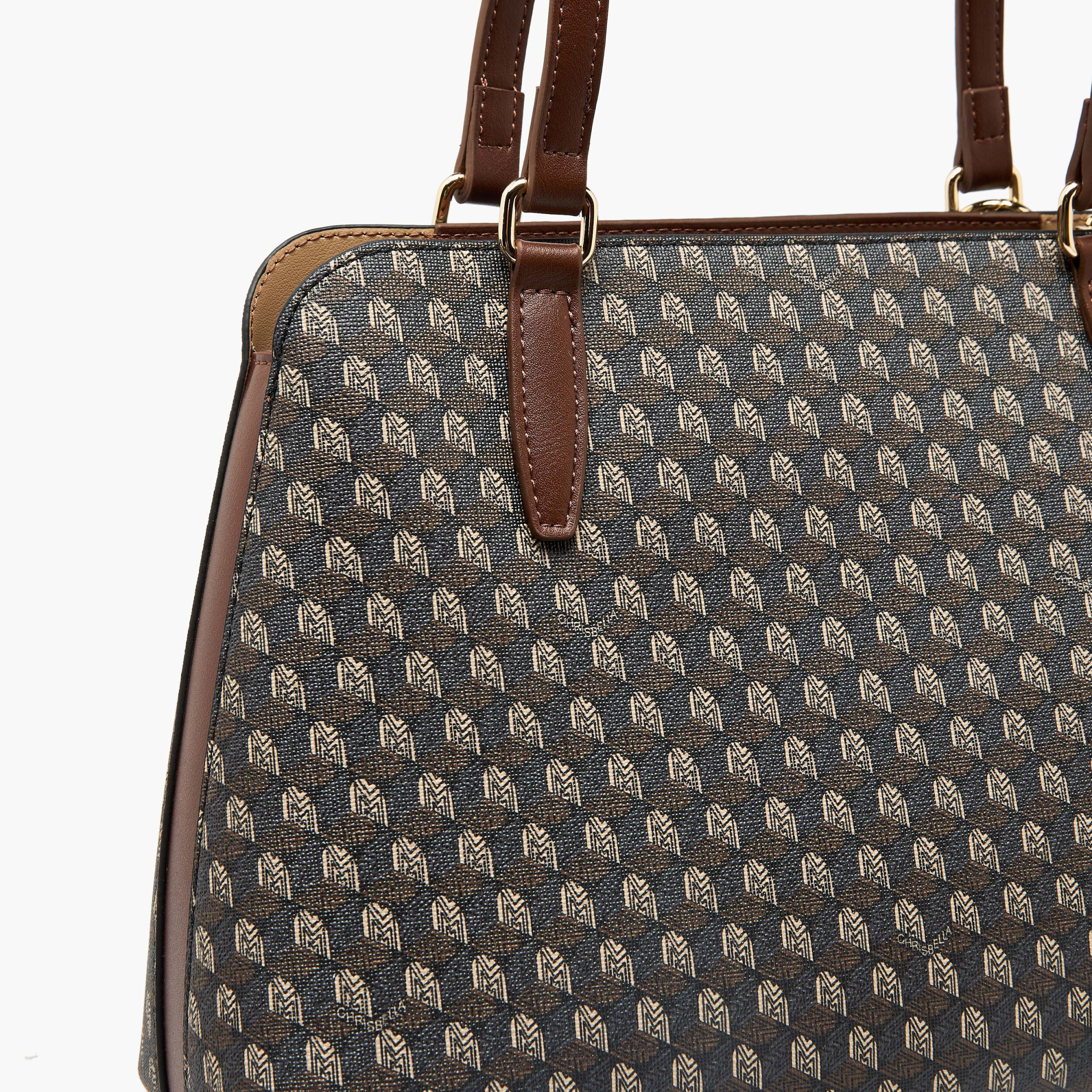Chrisbella Textured Tote Bag with Wallet-women-bagsandwallets-handbags-image-11