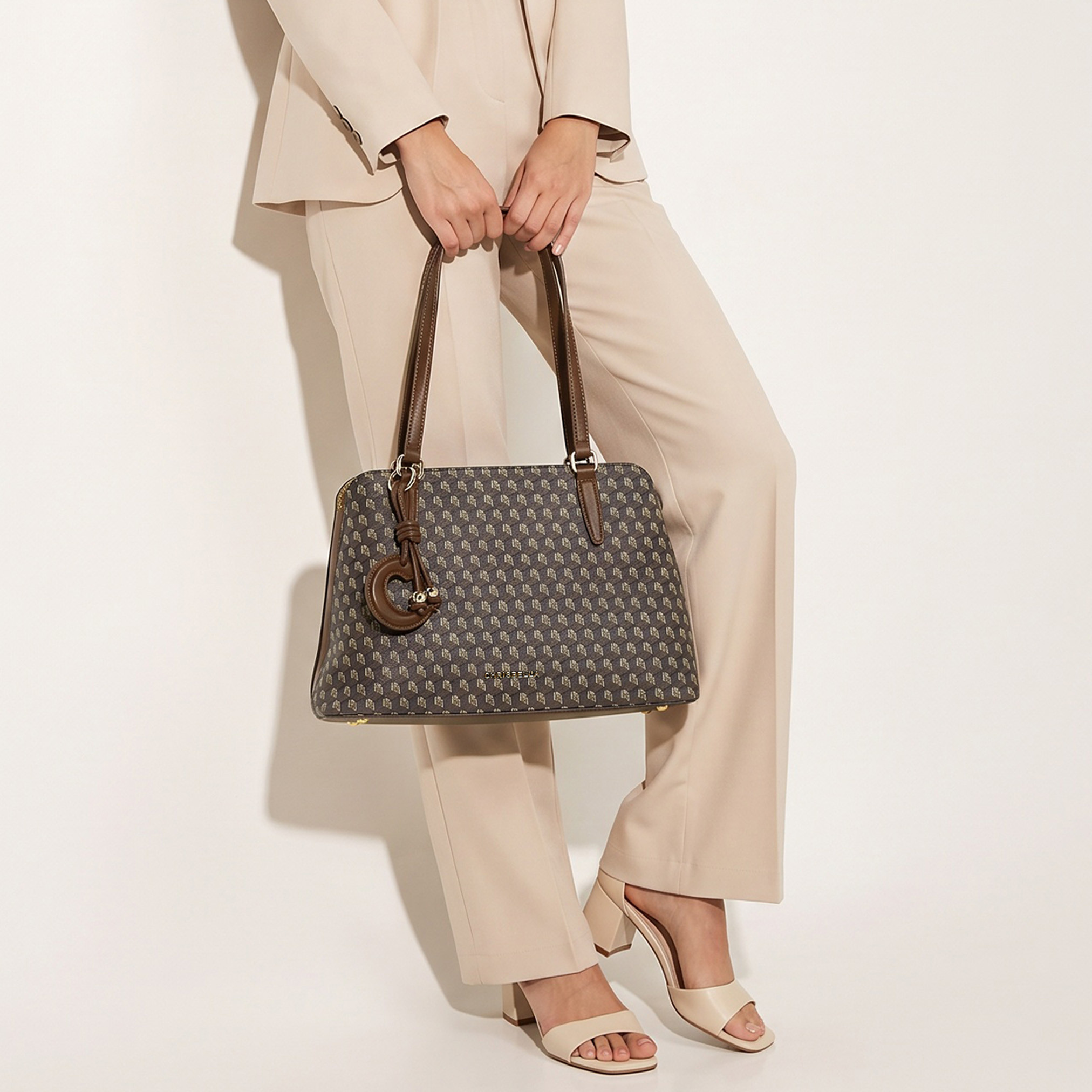 Chrisbella Textured Tote Bag with Wallet-women-bagsandwallets-handbags-image-3