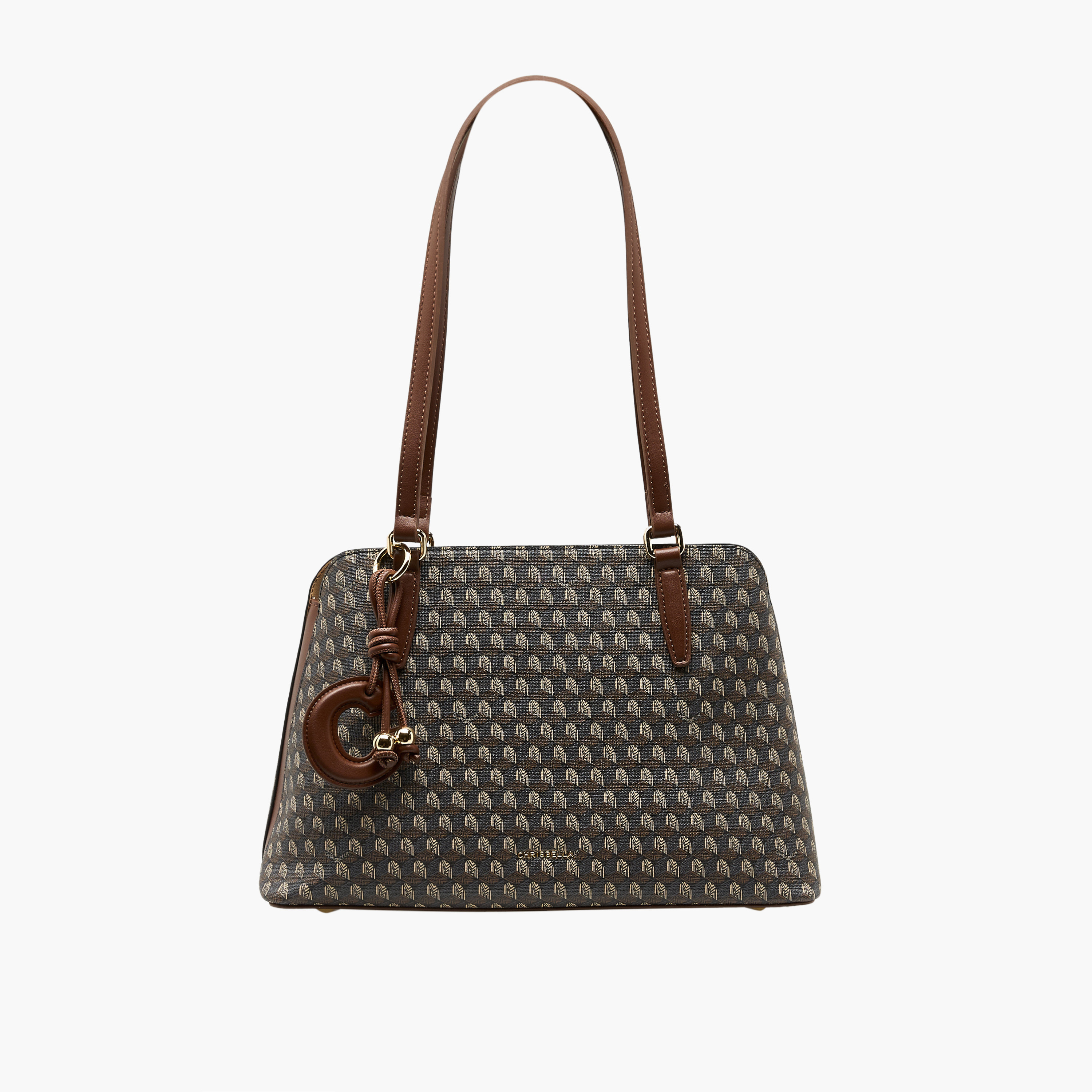 Chrisbella Textured Tote Bag with Wallet-women-bagsandwallets-handbags-image-4
