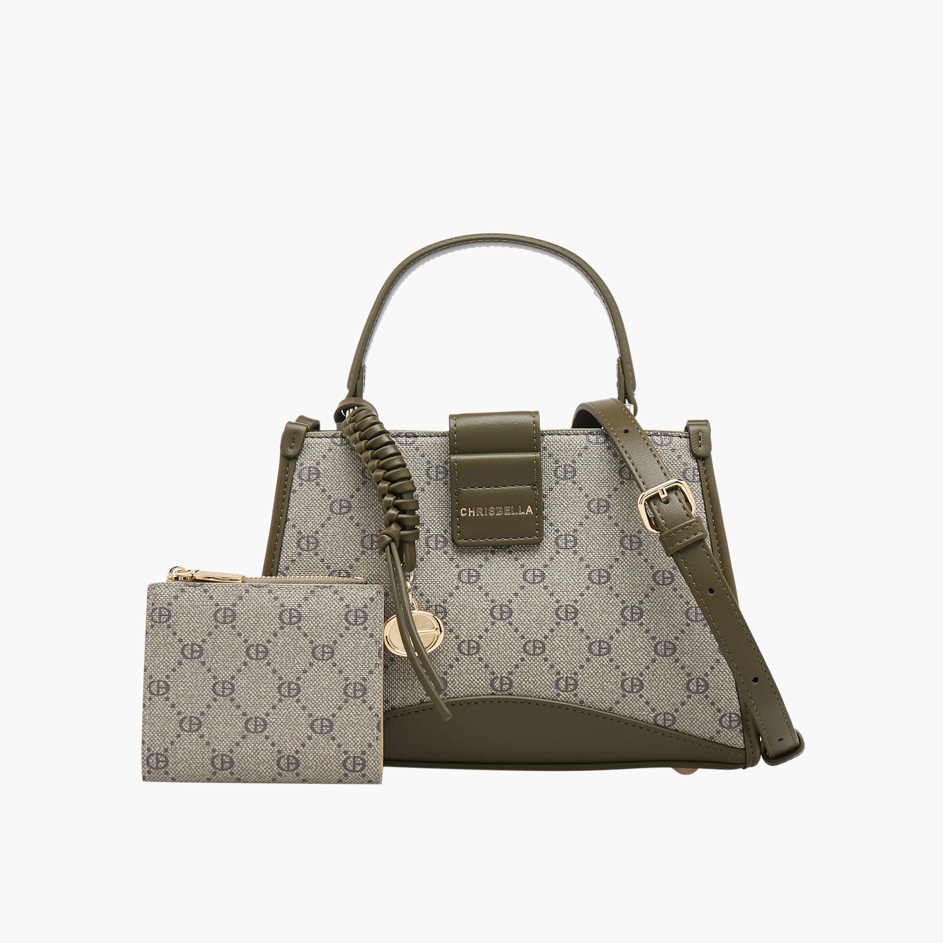 شنطة توتي بارزة الملمس مع محفظة من كريسبيلا-women-bagsandwallets-handbags-image-1