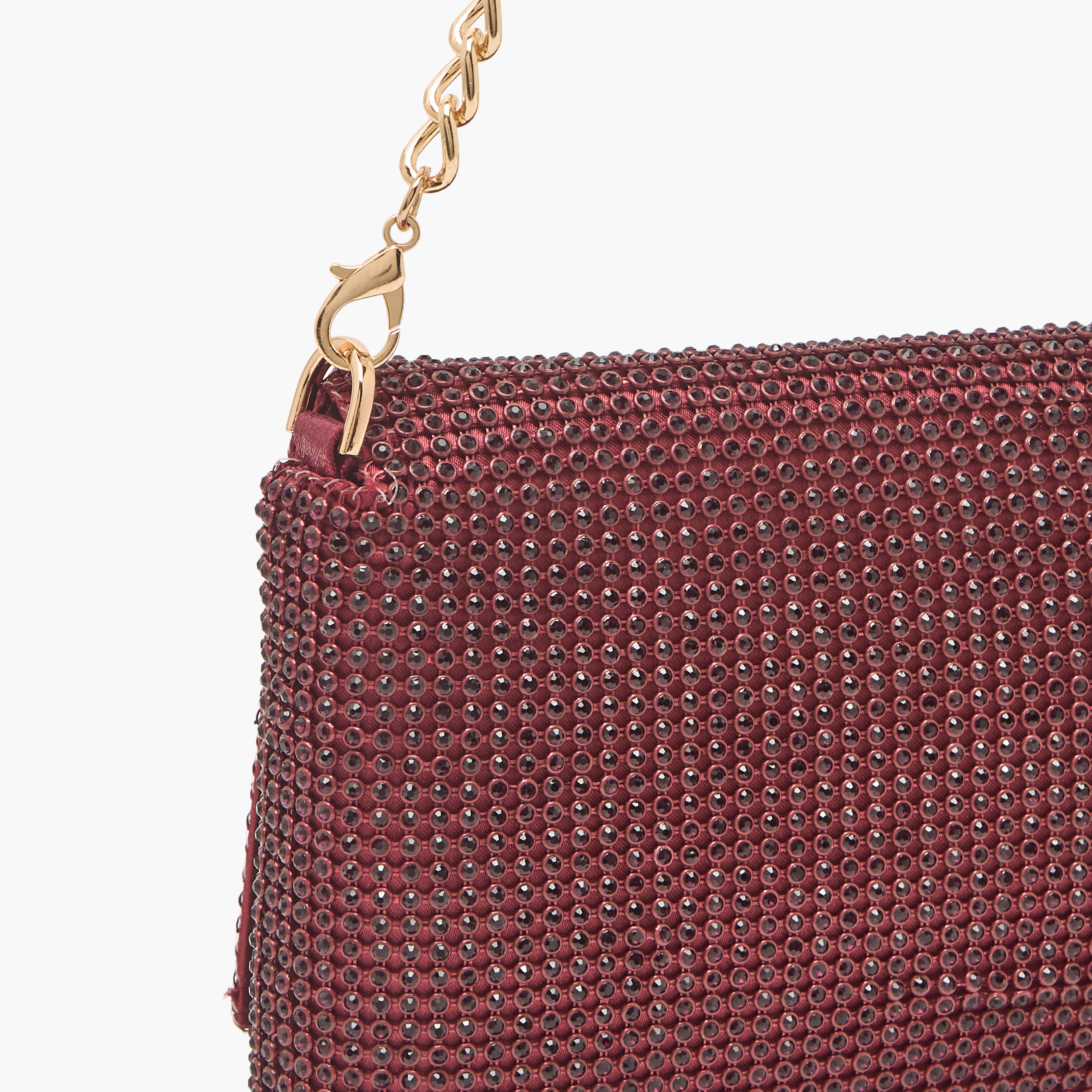 Sasha Stone Embellished Clutch with Chain Strap-women-bagsandwallets-wallets-image-5
