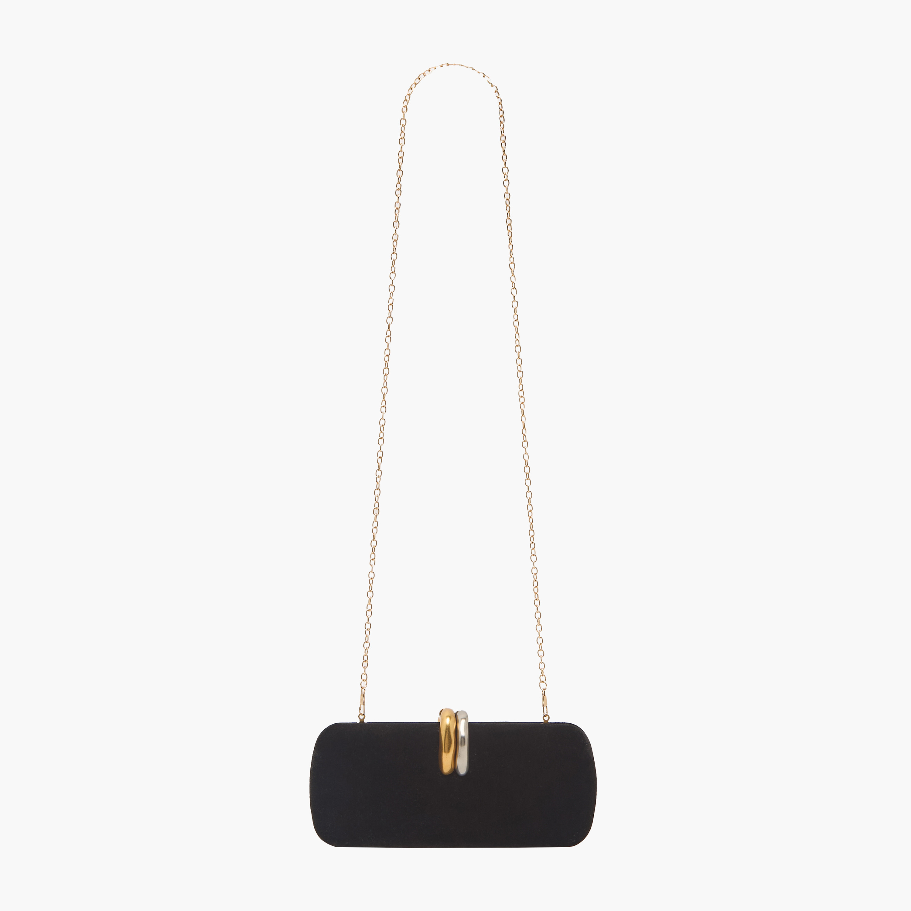 Sasha Metallic Accent Clutch with Chain Strap-women-bagsandwallets-wallets-image-2