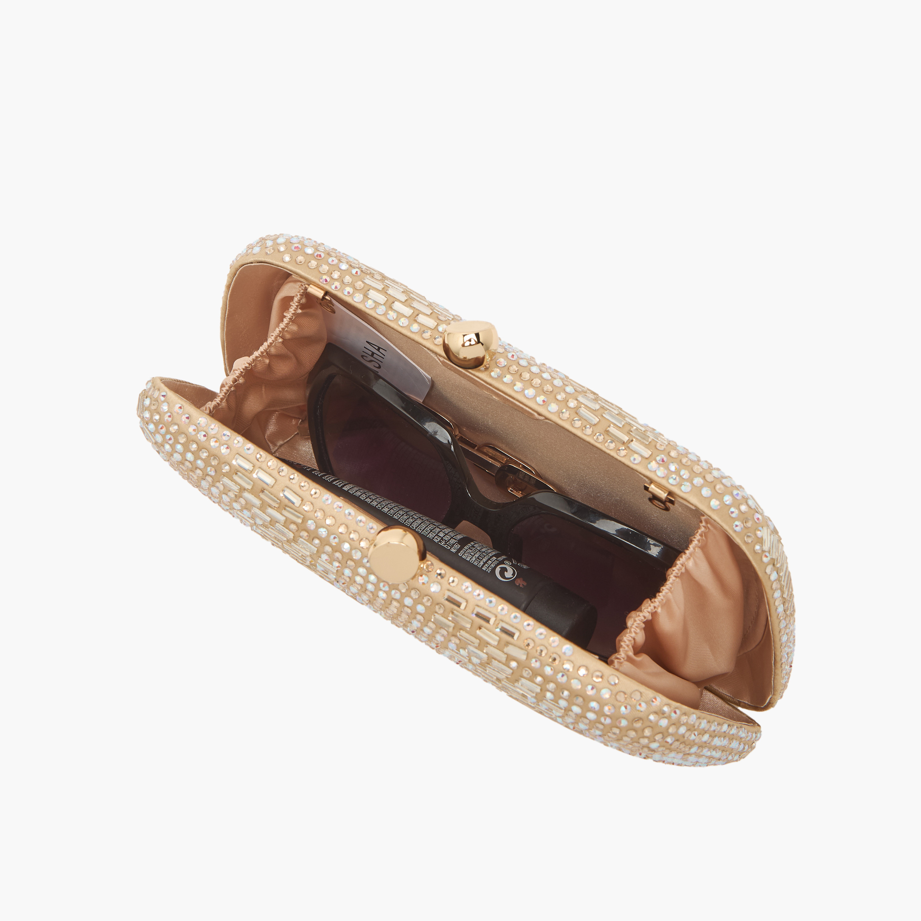 Sasha Embellished Clutch with Chain Strap-women-bagsandwallets-wallets-image-7