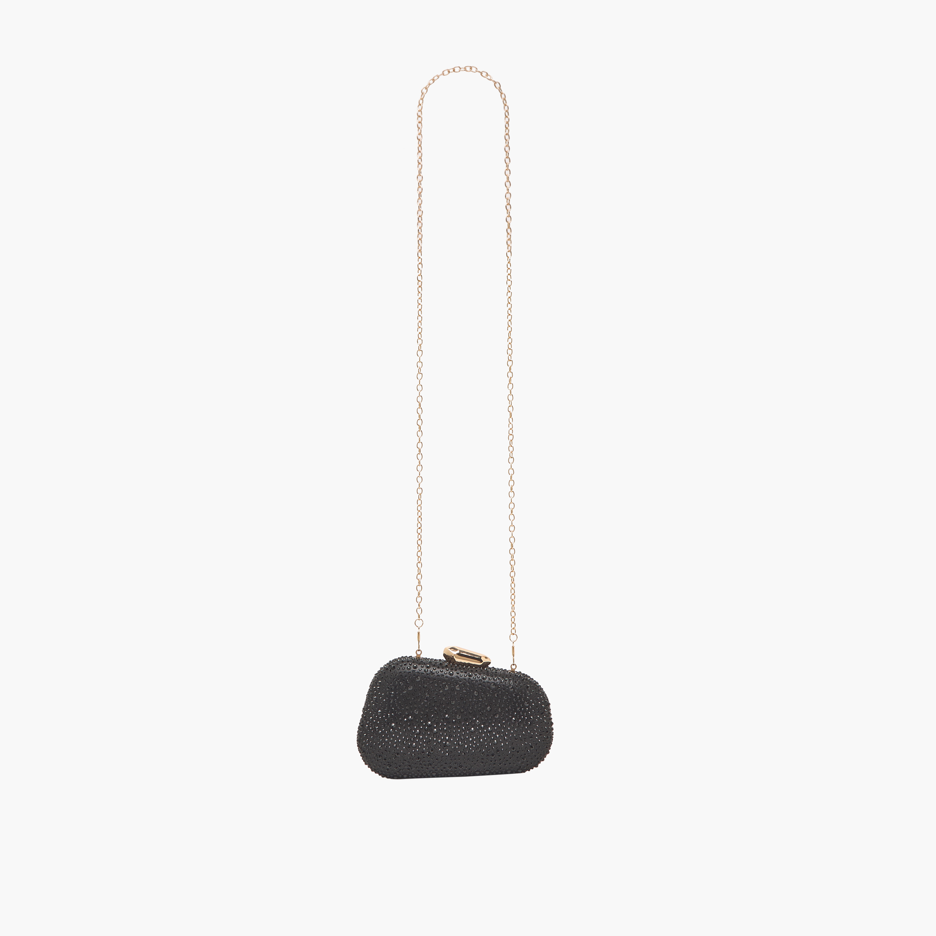 Sasha Stone Embellished Clutch with Chain Strap-women-bagsandwallets-wallets-image-2