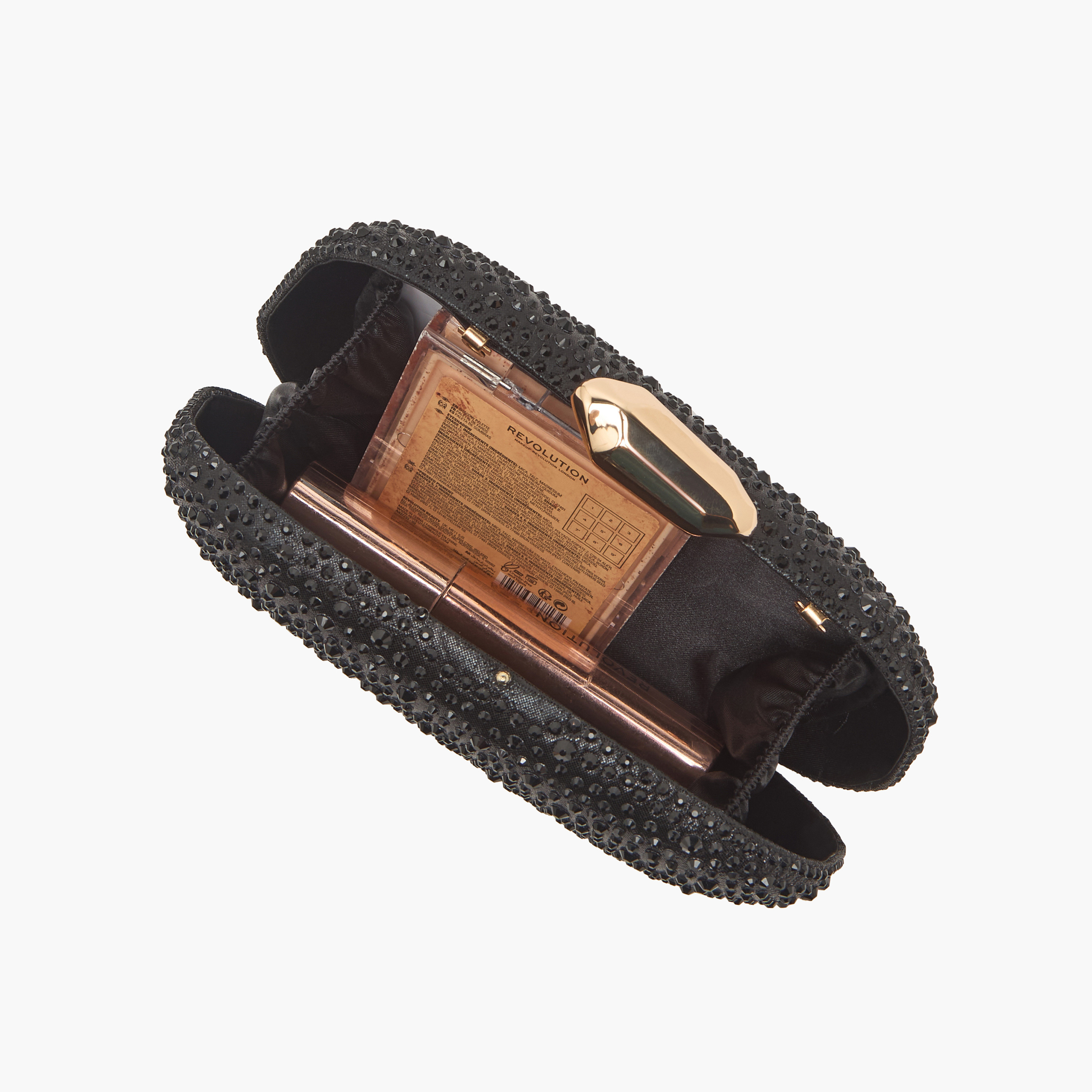 Sasha Stone Embellished Clutch with Chain Strap-women-bagsandwallets-wallets-image-7
