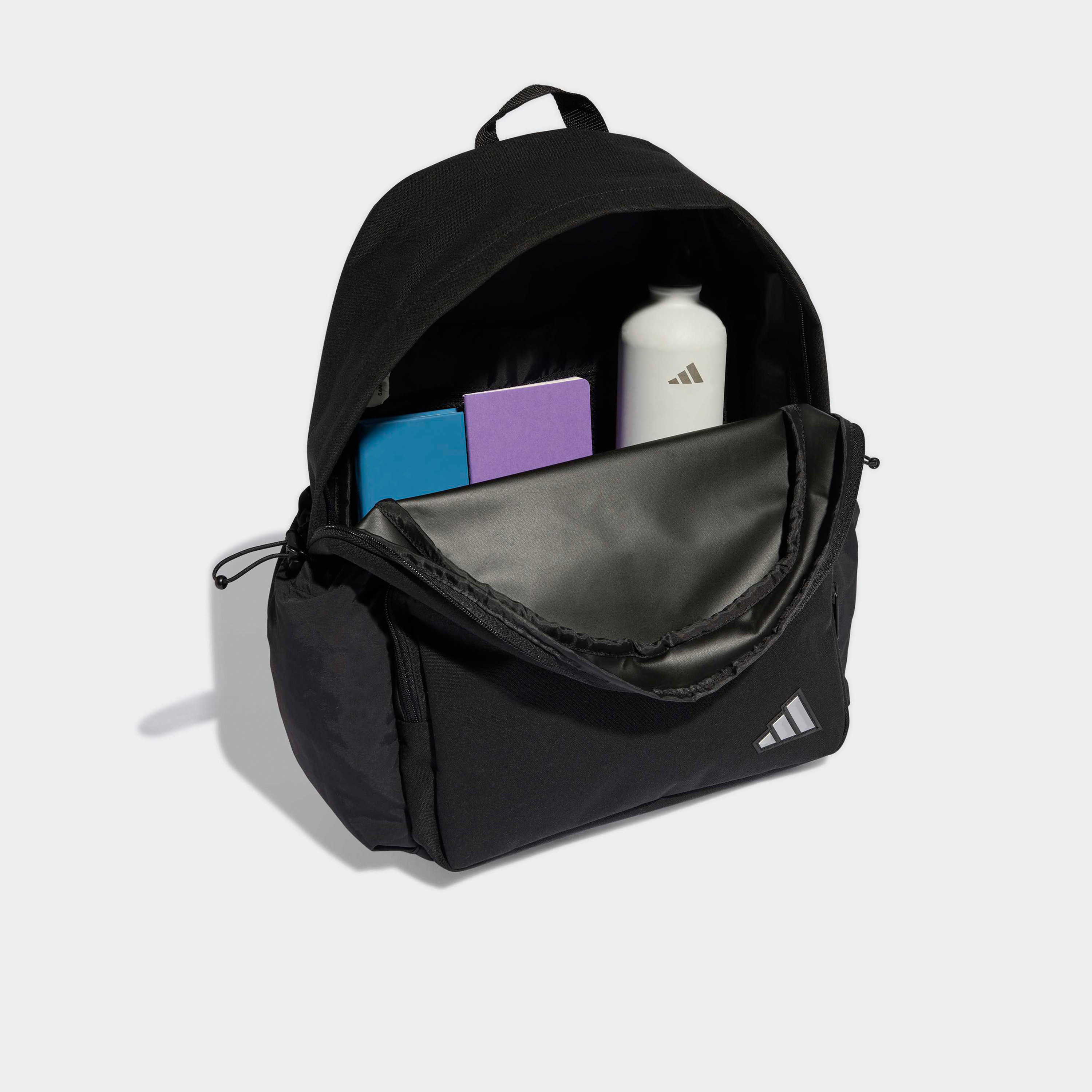 شنطة ظهر بجيب أمامي وطبعات الشعار للصغار بعمر 8-13 سنة من أديداس - 28 لتر-school-bagsandbackpacks-backpacks-image-4