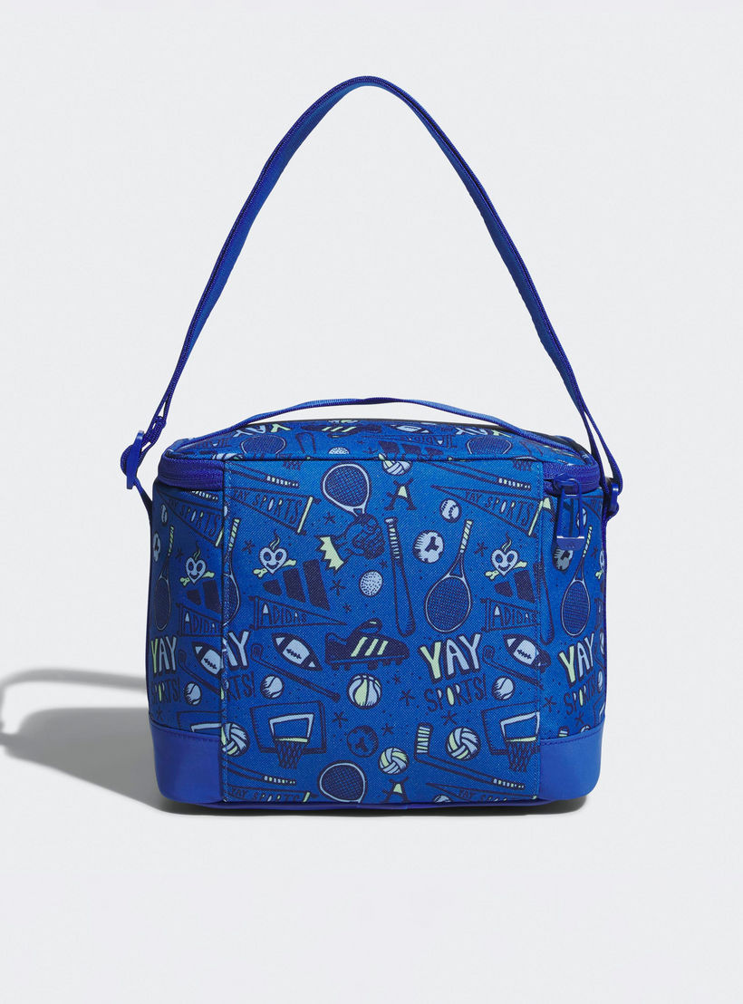 شنطة غداء بسحاب إغلاق وطبعات الشعار للصغار بعمر 13 سنة فأكثر من أديداس-school-lunchessentials-lunchbags-image-6