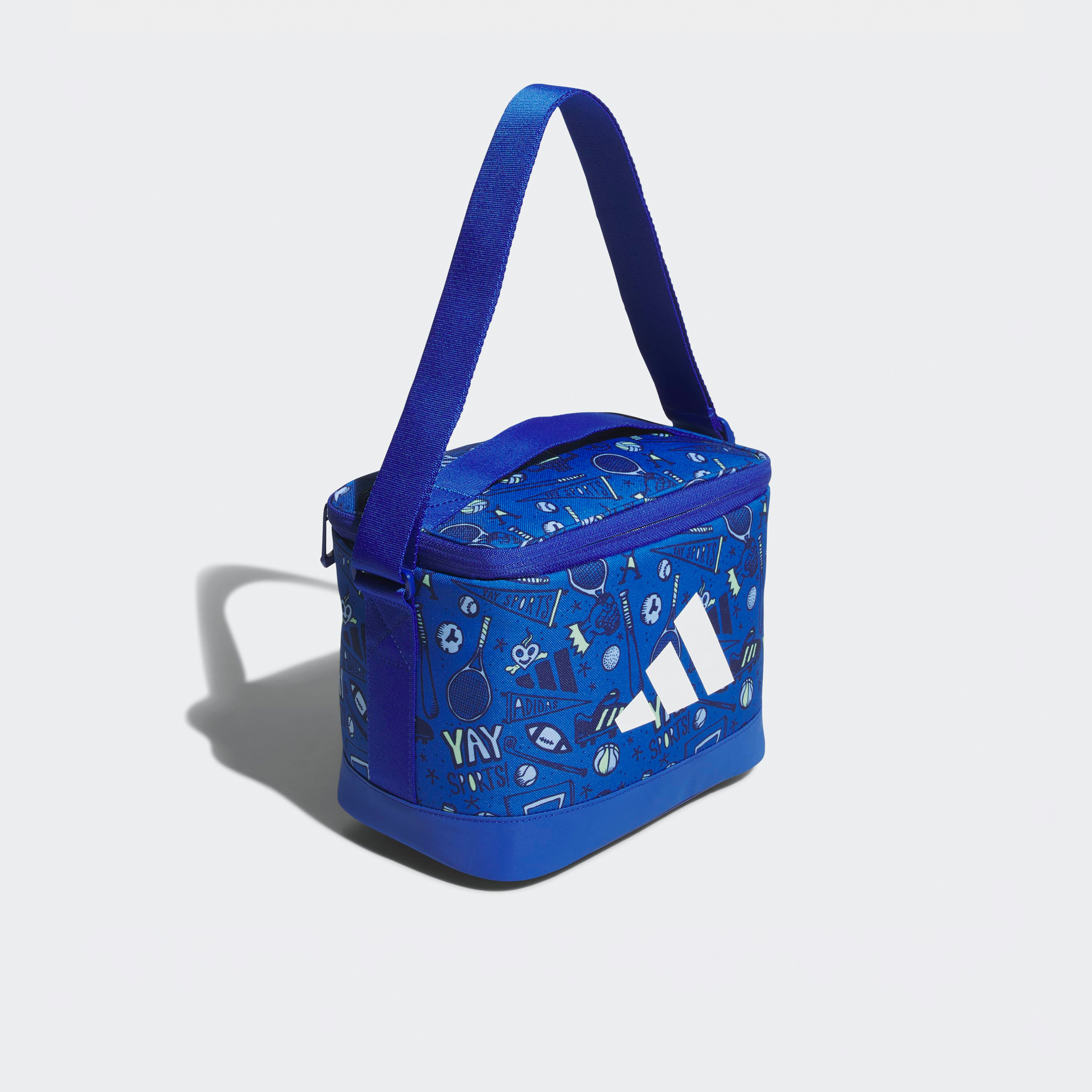 شنطة غداء بسحاب إغلاق وطبعات الشعار للصغار بعمر 13 سنة فأكثر من أديداس-school-lunchessentials-lunchbags-image-2