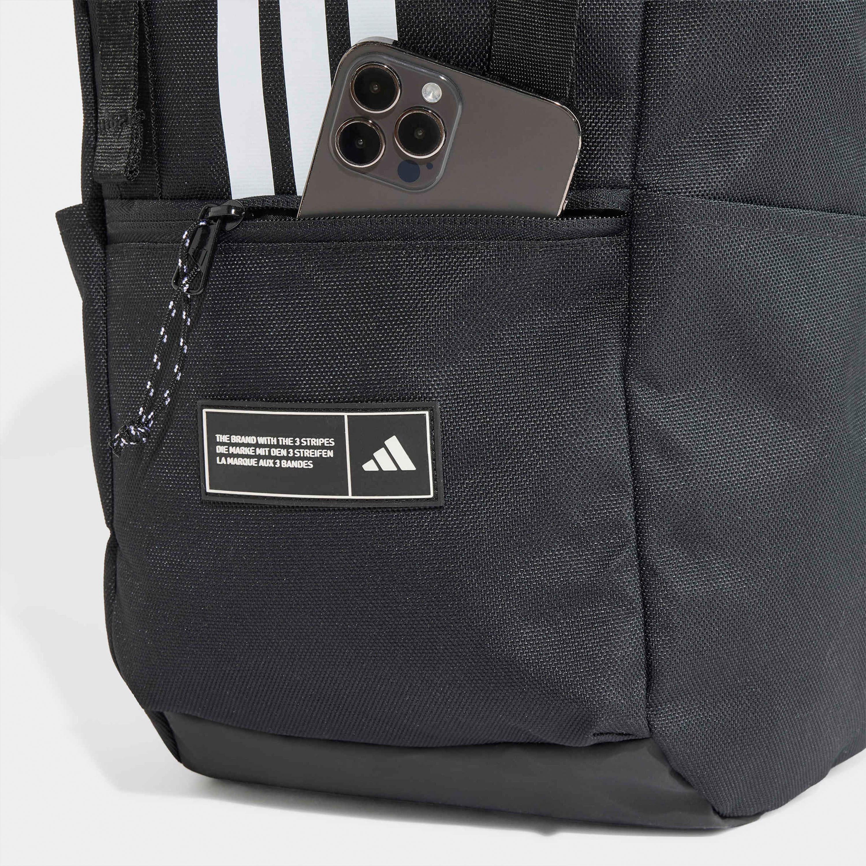 Adidas Striped Backpack for Boys 8-13 Years with Padded Strap - 27 L-school-bagsandbackpacks-backpacks-image-2