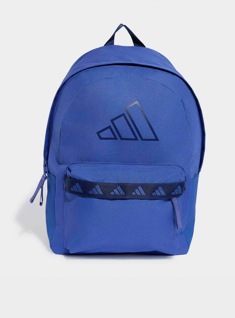 Adidas Logo Print Backpack for Kids 8-13 Years with Padded Strap - 27 L-school-bagsandbackpacks-backpacks-image-1