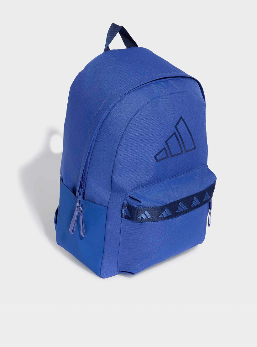 Adidas Logo Print Backpack for Kids 8-13 Years with Padded Strap - 27 L-school-bagsandbackpacks-backpacks-image-5