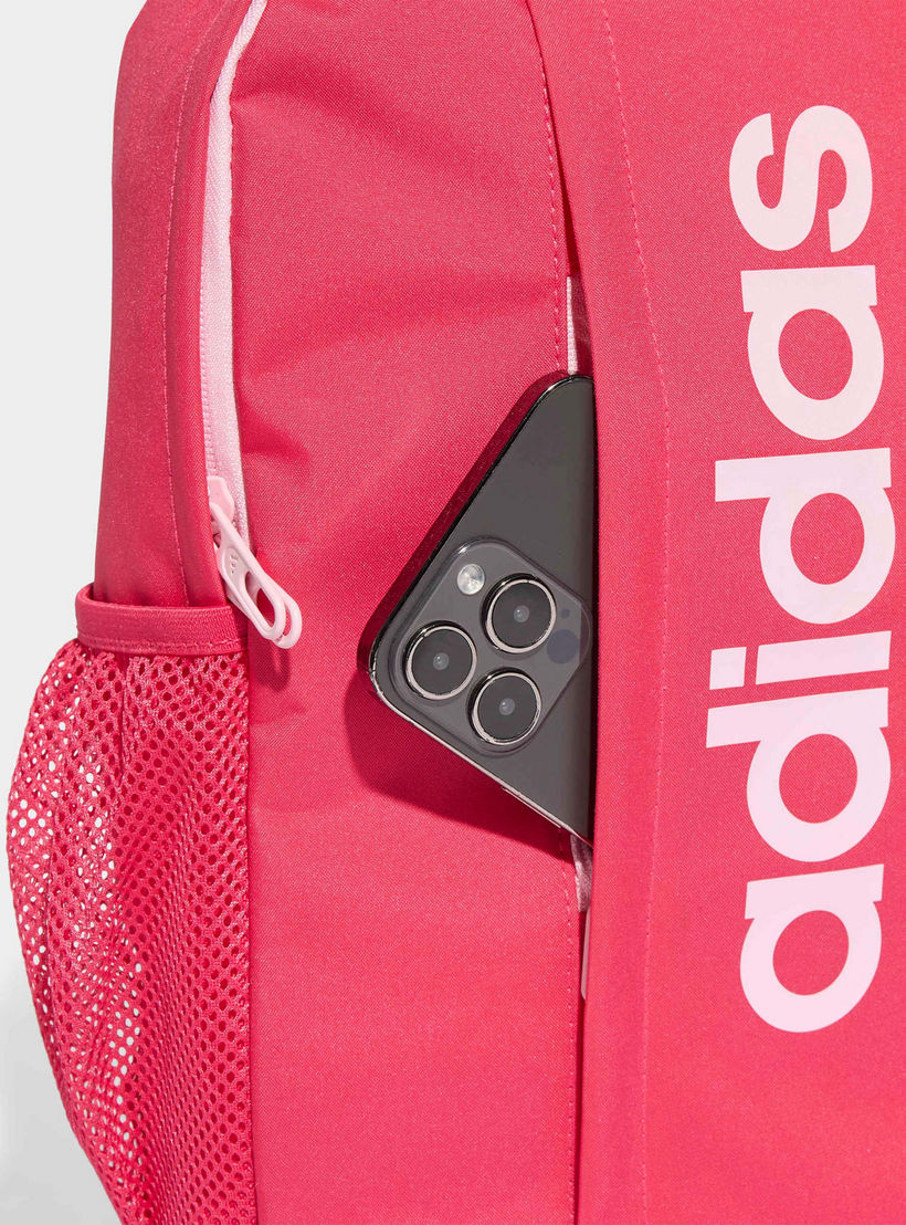 Adidas Logo Print Backpack for Kids 8-13 Years with Front Pocket - 10 L-school-bagsandbackpacks-backpacks-image-2