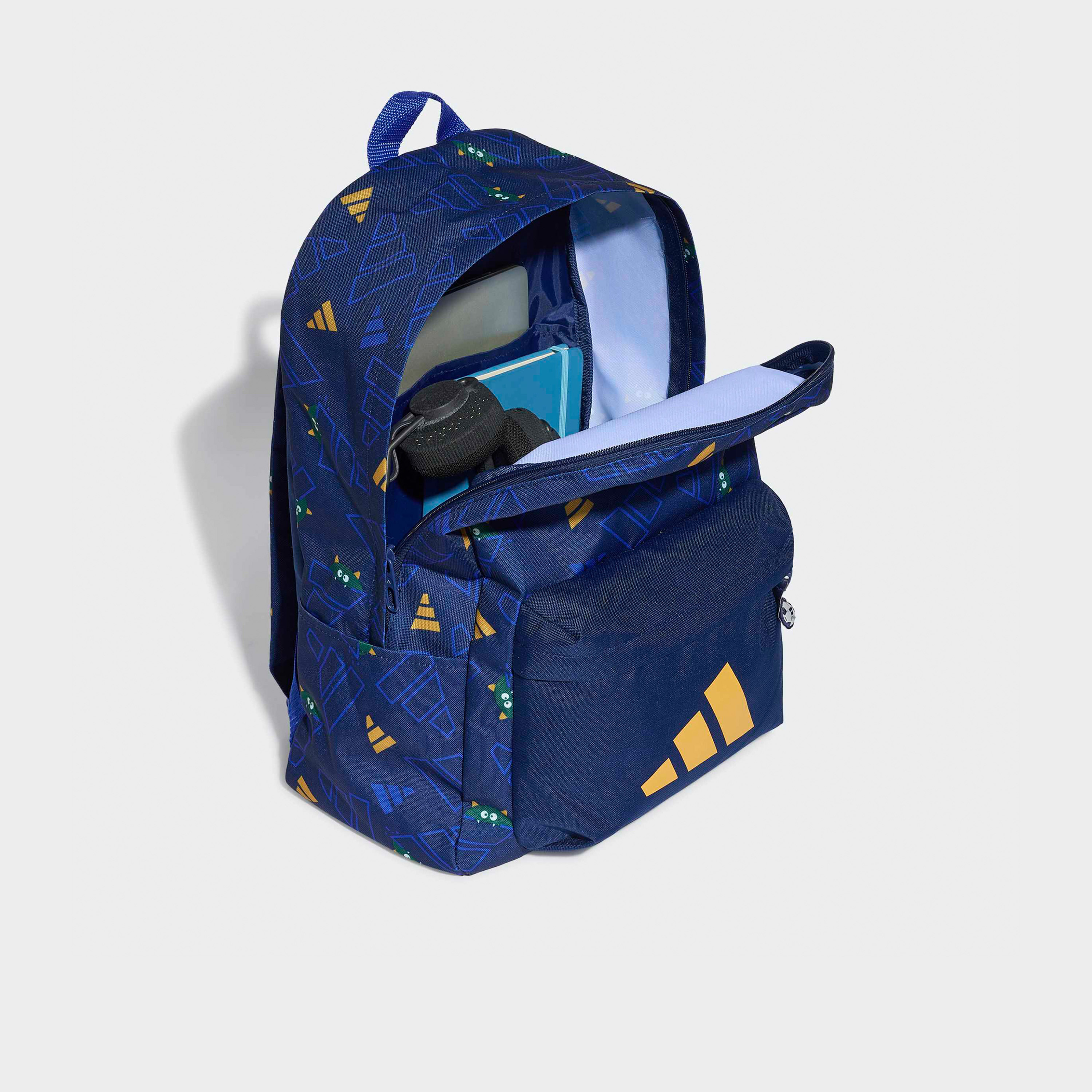Adidas Logo Print Backpack for Kids 8-13 Years with Front Pocket - 23 L-school-bagsandbackpacks-backpacks-image-4