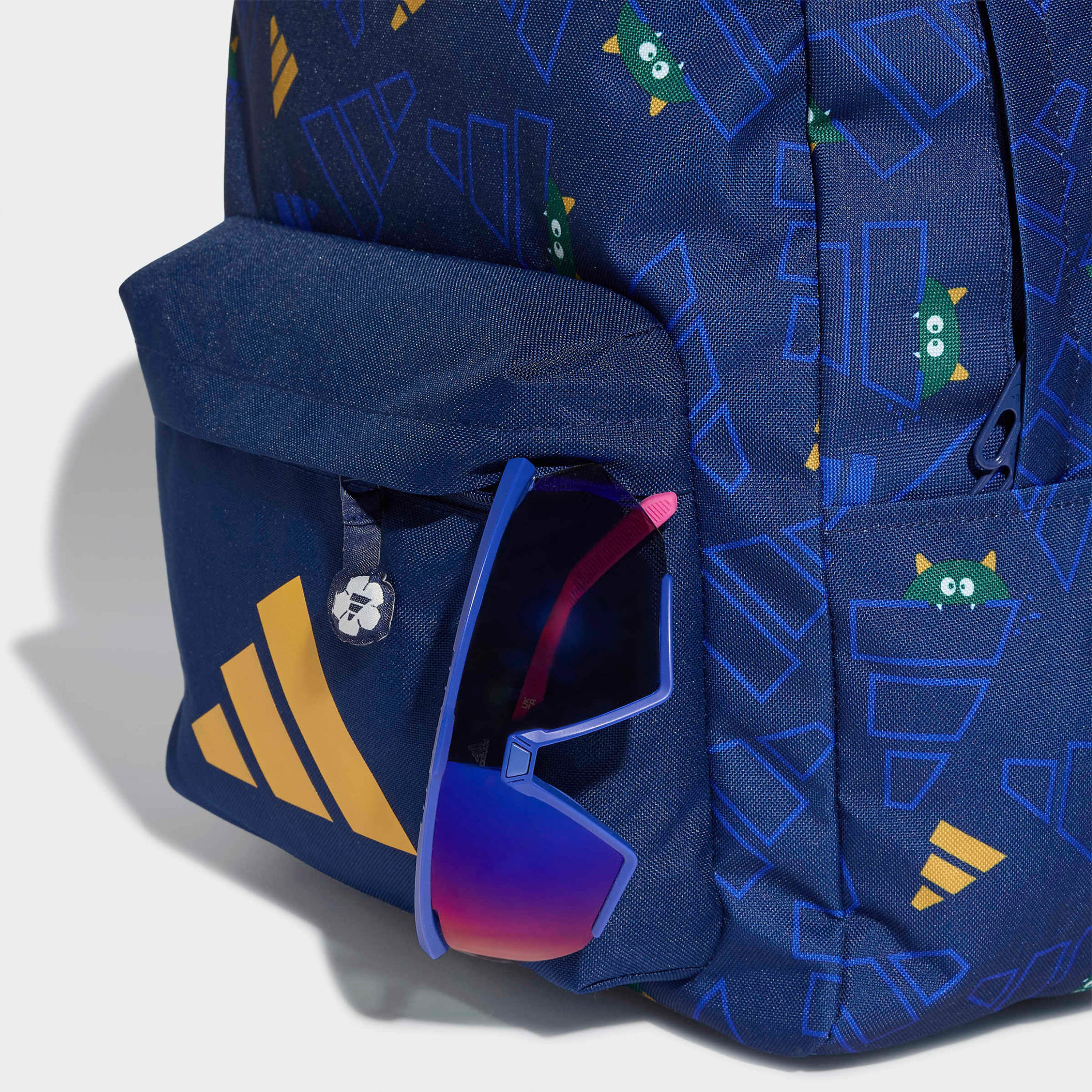 Adidas Logo Print Backpack for Kids 8-13 Years with Front Pocket - 23 L-school-bagsandbackpacks-backpacks-image-3