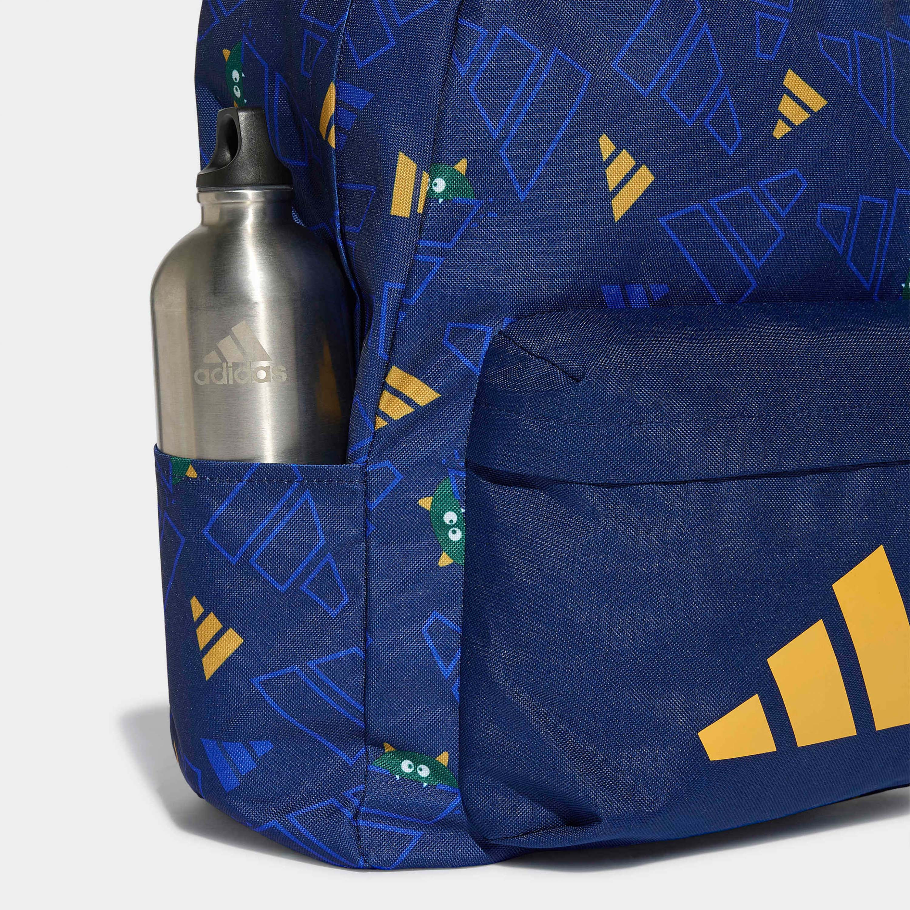 Adidas Logo Print Backpack for Kids 8-13 Years with Front Pocket - 23 L-school-bagsandbackpacks-backpacks-image-2