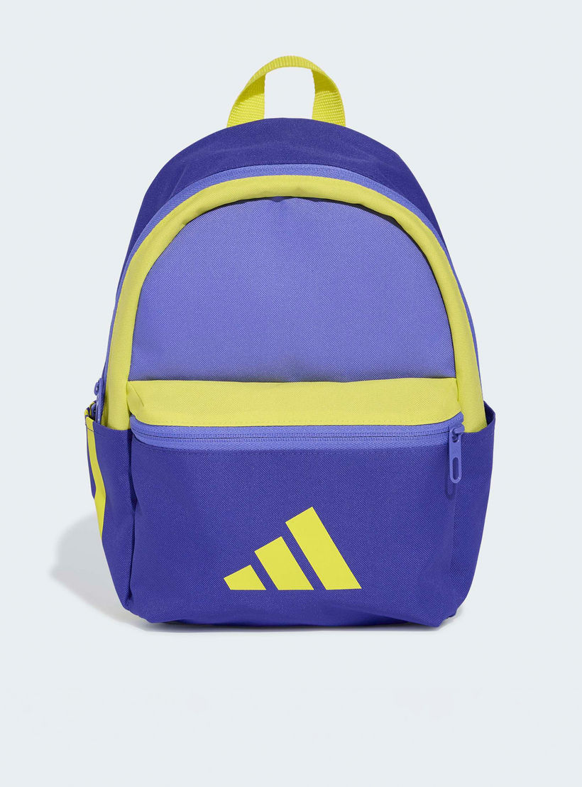 Adidas Logo Print Backpack for Kids 8-13 Years with Front Pocket - 12 L-school-bagsandbackpacks-backpacks-image-1