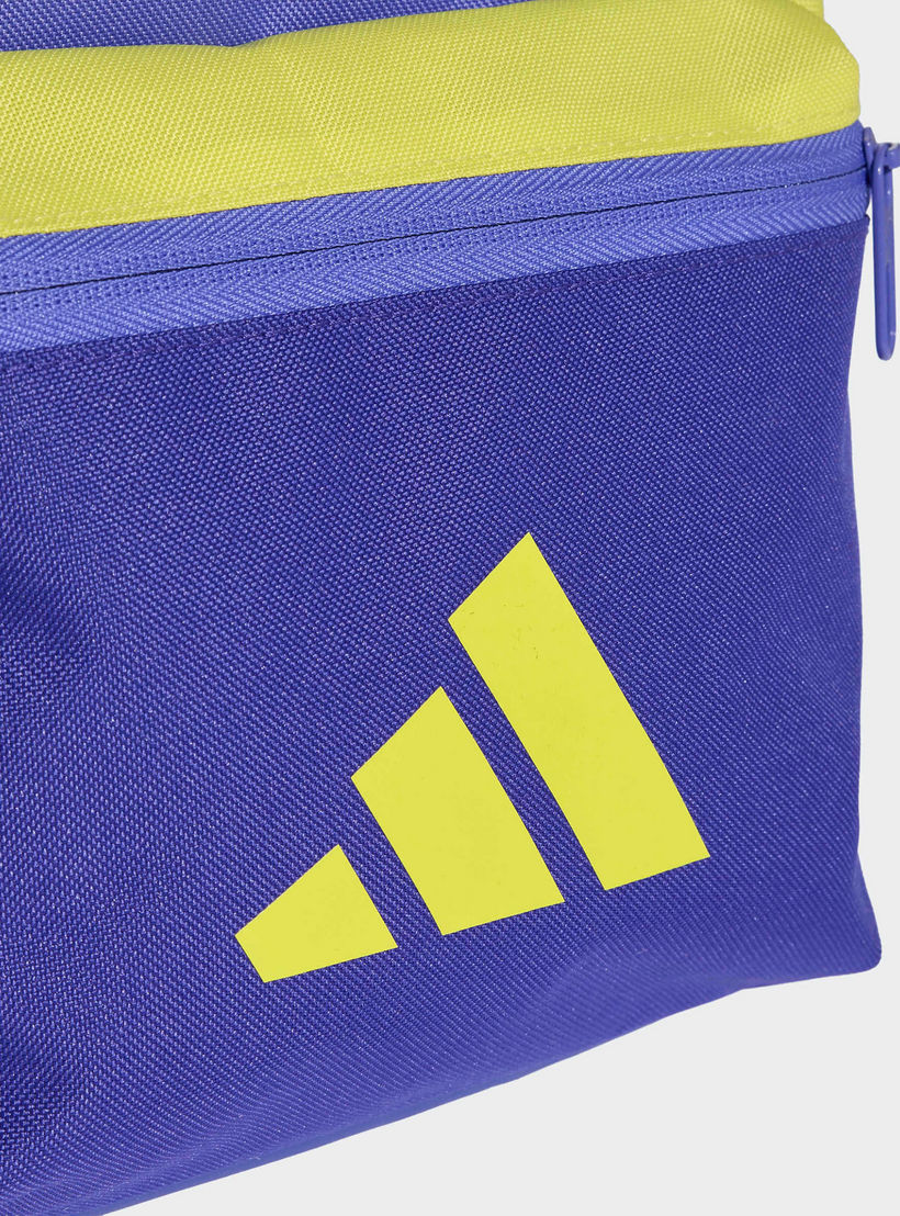 Adidas Logo Print Backpack for Kids 8-13 Years with Front Pocket - 12 L-school-bagsandbackpacks-backpacks-image-2