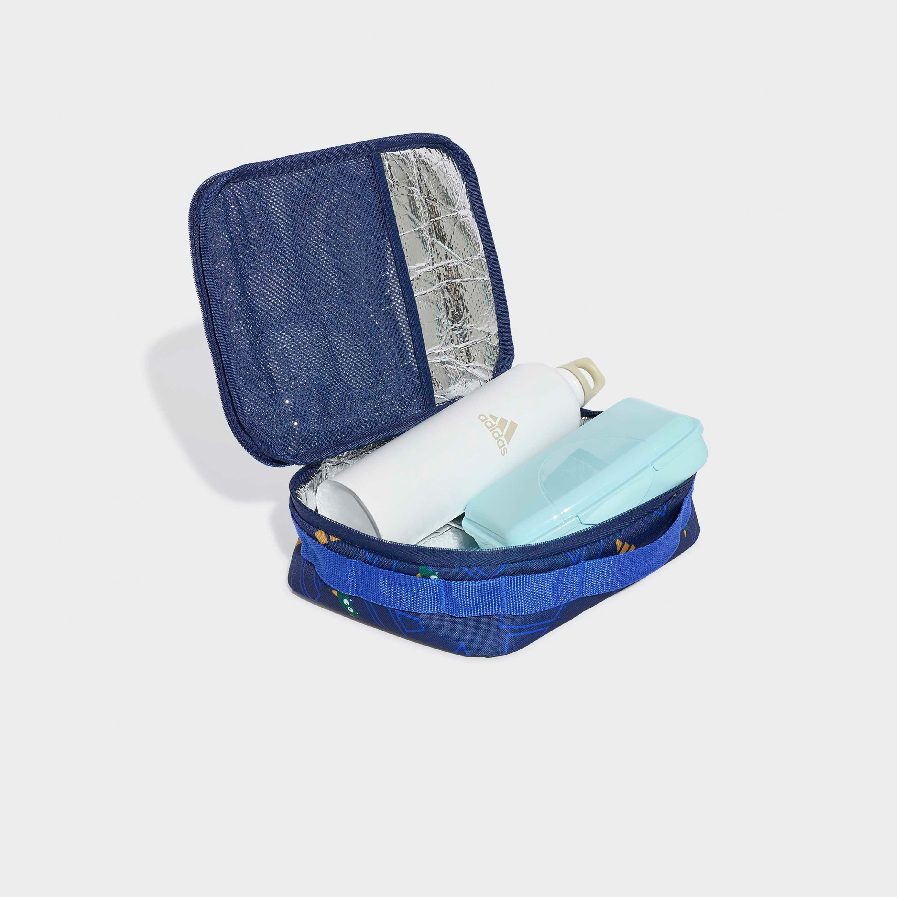 شنطة غداء بطبعة شعار للأطفال مع سحاب إغلاق - 13+ سنة من أديداس-school-lunchessentials-lunchbags-image-4