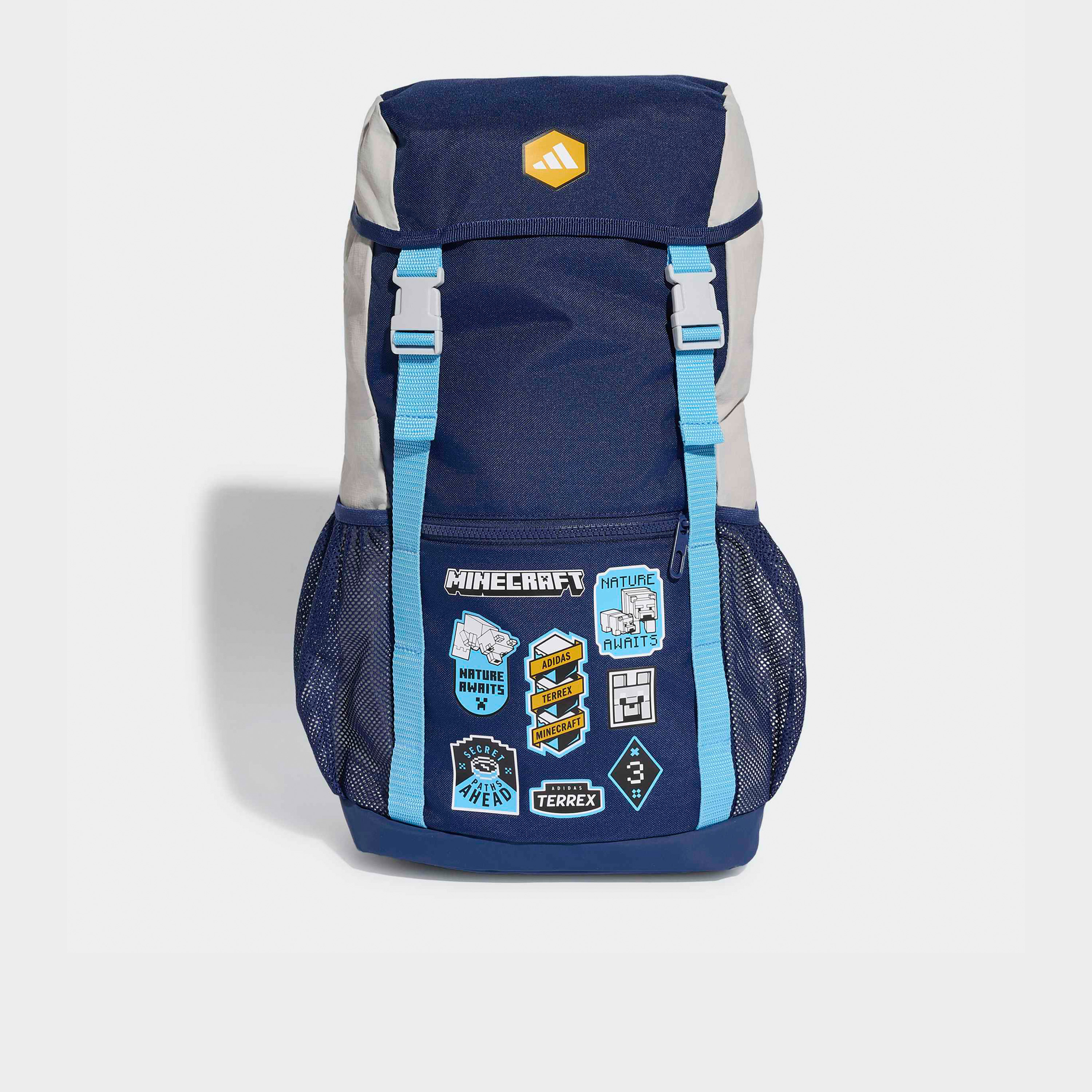 شنطة ظهر بجيب أمامي للصغار بعمر 8-13 سنة من أديداس ماينكرافت - 19 لتر-school-bagsandbackpacks-backpacks-image-1
