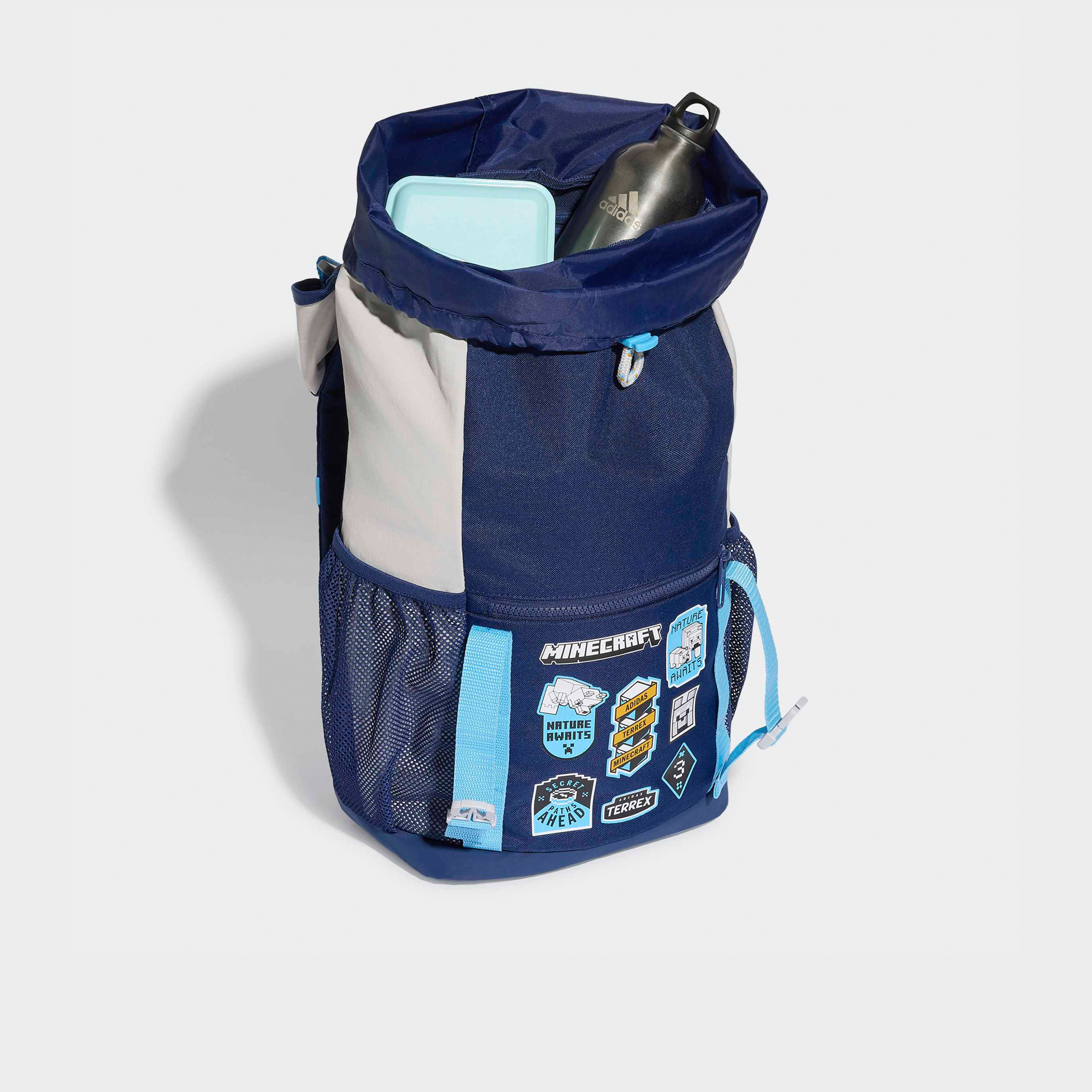 شنطة ظهر بجيب أمامي للصغار بعمر 8-13 سنة من أديداس ماينكرافت - 19 لتر-school-bagsandbackpacks-backpacks-image-4