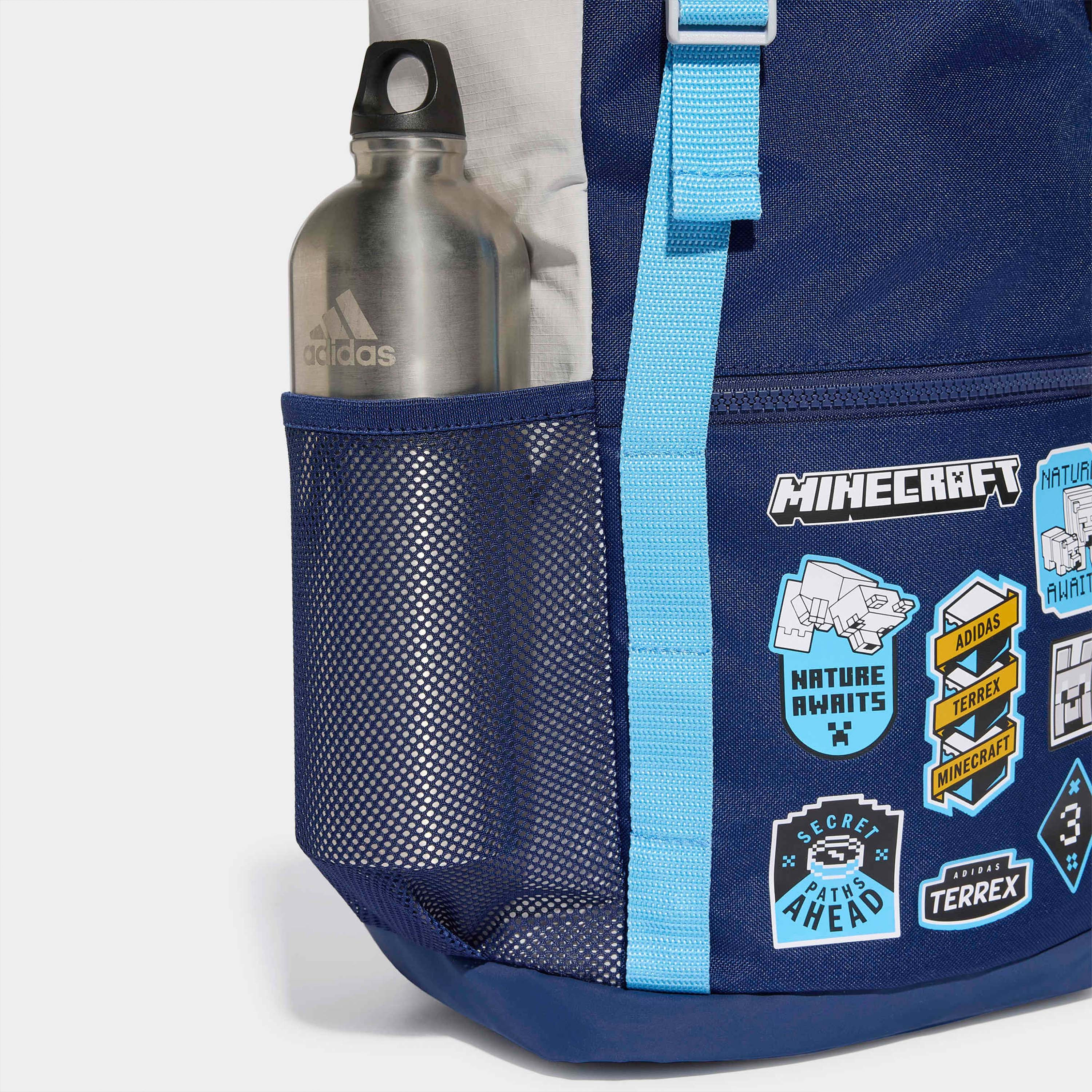 شنطة ظهر بجيب أمامي للصغار بعمر 8-13 سنة من أديداس ماينكرافت - 19 لتر-school-bagsandbackpacks-backpacks-image-3