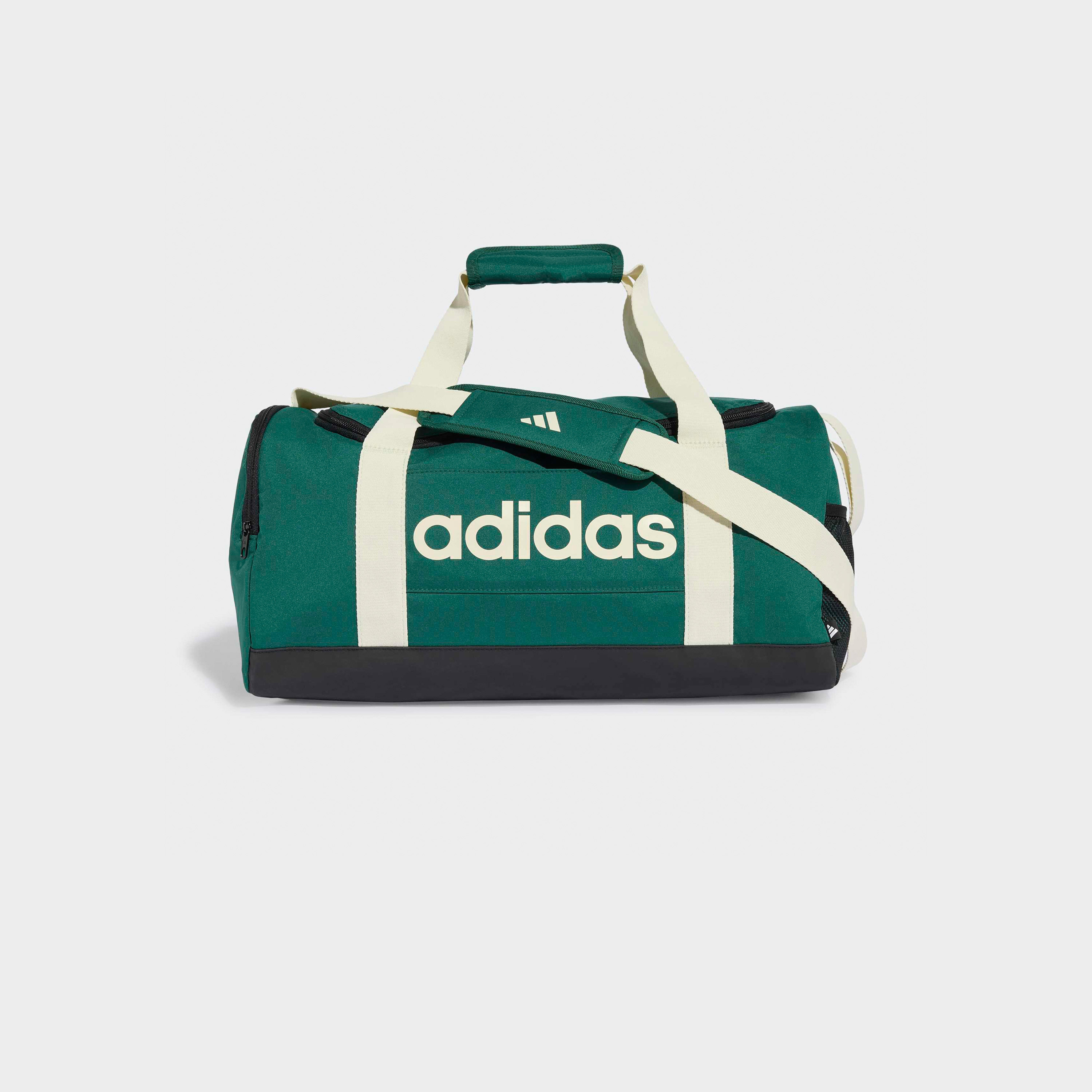 شنطة دافل بطبعات شعار وسحاب إغلاق وحزام قابل للتعديل من أديداس-travel-luggagesandbags-dufflebags-image-1