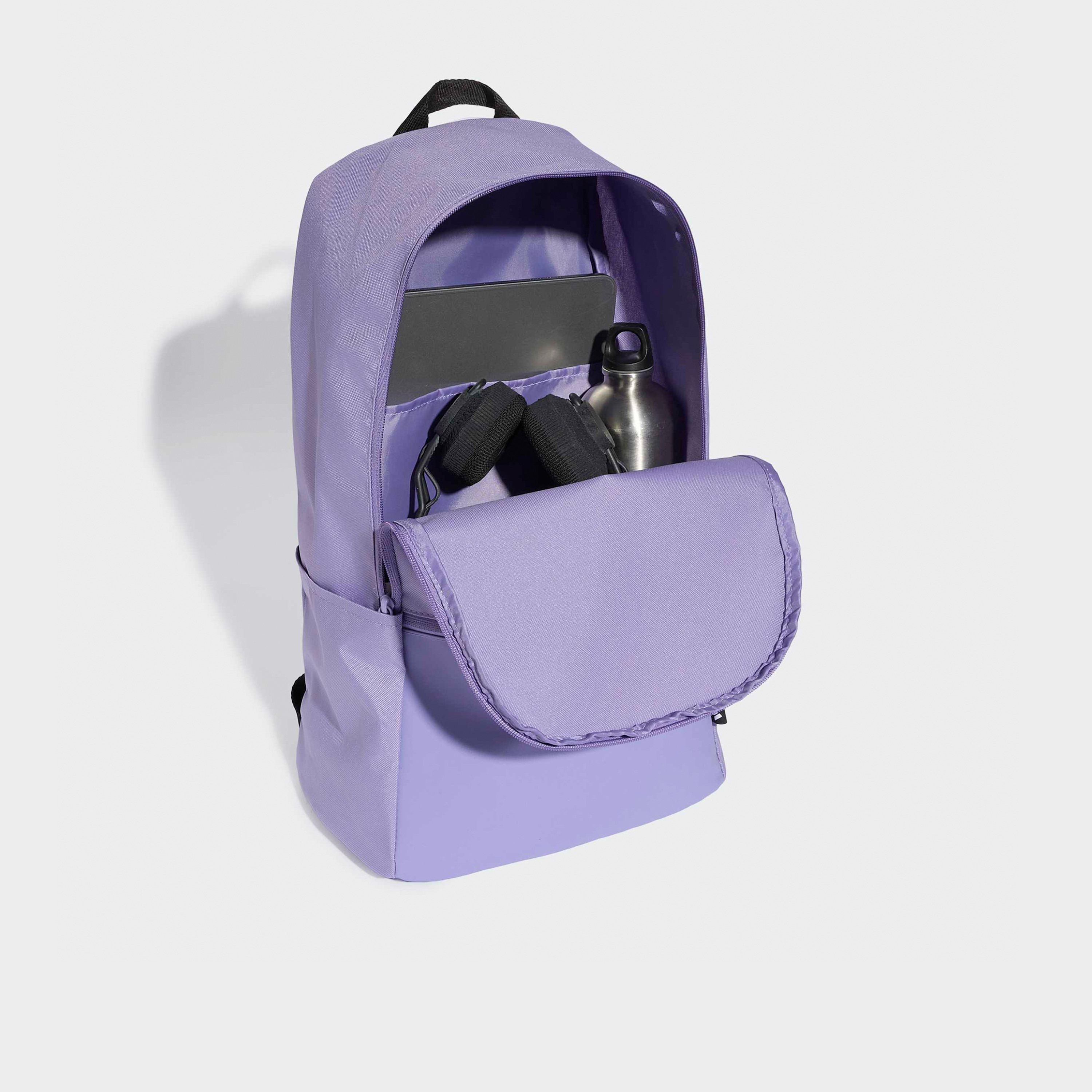 شنطة ظهر بحمالات مبطنة وطبعات شعار للبنات من 8-13 سنة من أديداس - 23 لتر-school-bagsandbackpacks-backpacks-image-4