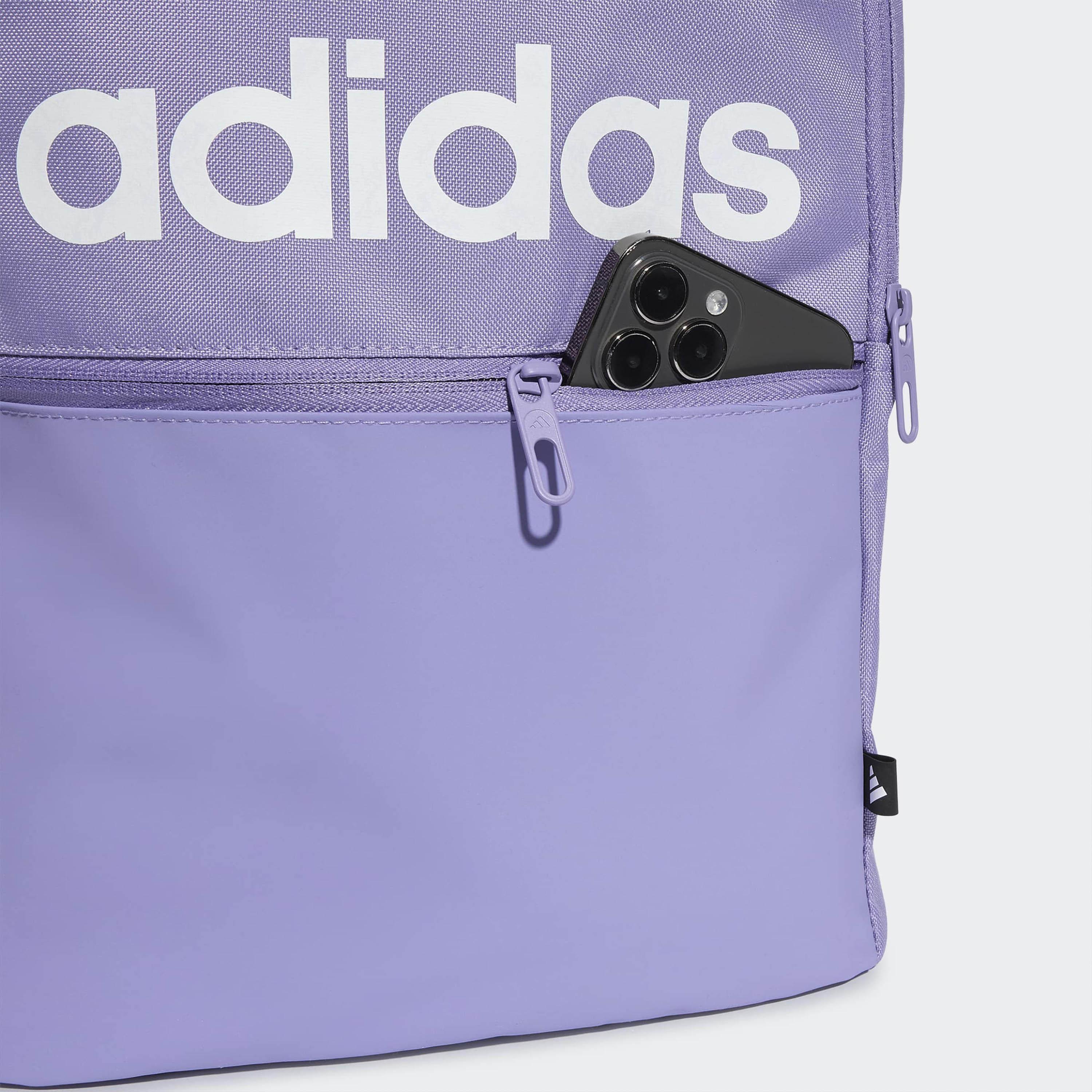 شنطة ظهر بحمالات مبطنة وطبعات شعار للبنات من 8-13 سنة من أديداس - 23 لتر-school-bagsandbackpacks-backpacks-image-2