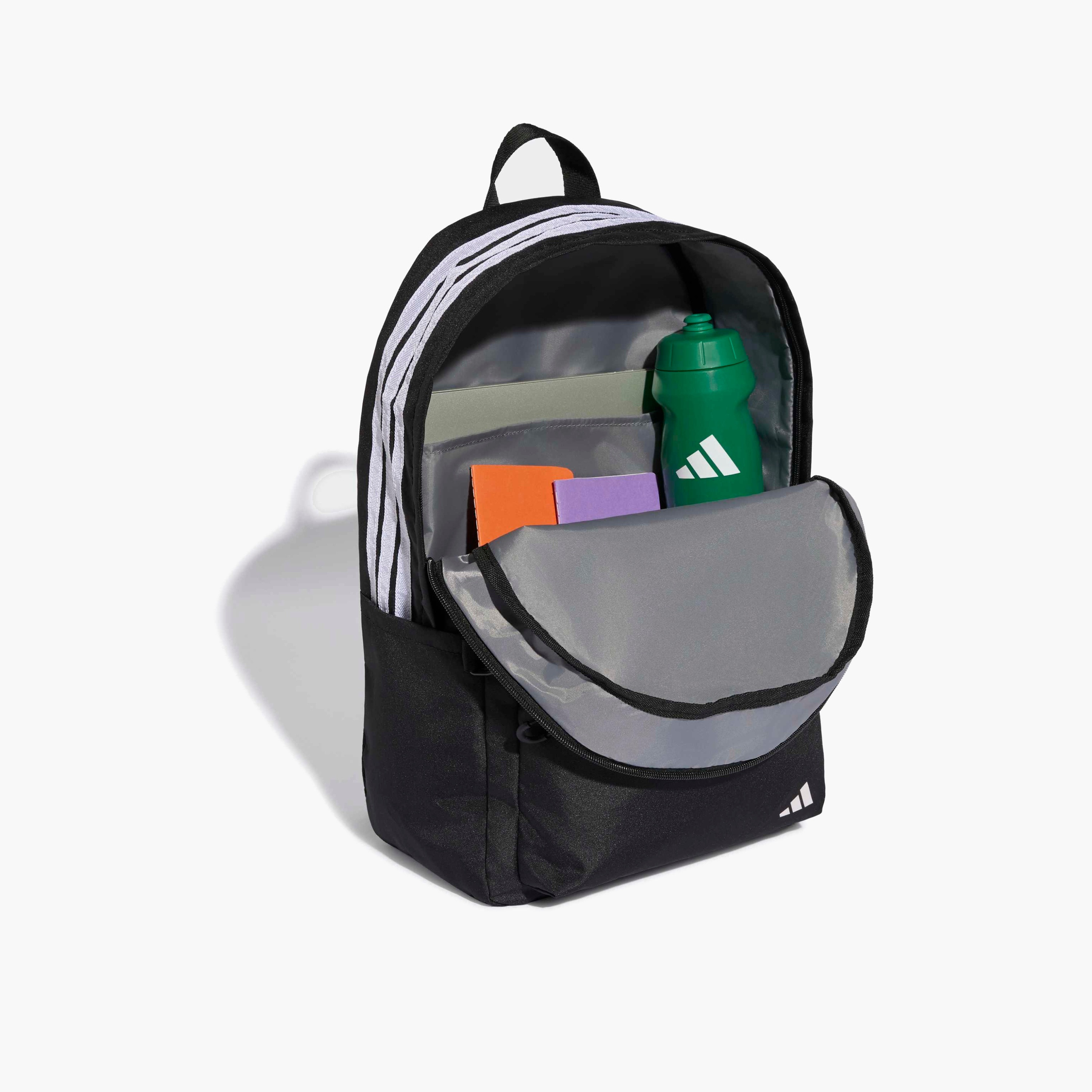 Adidas Striped Backpack for Kids 13+ Years with Laptop Compartment - 24 L-boys-accessories-bagsandbackpacks-image-4