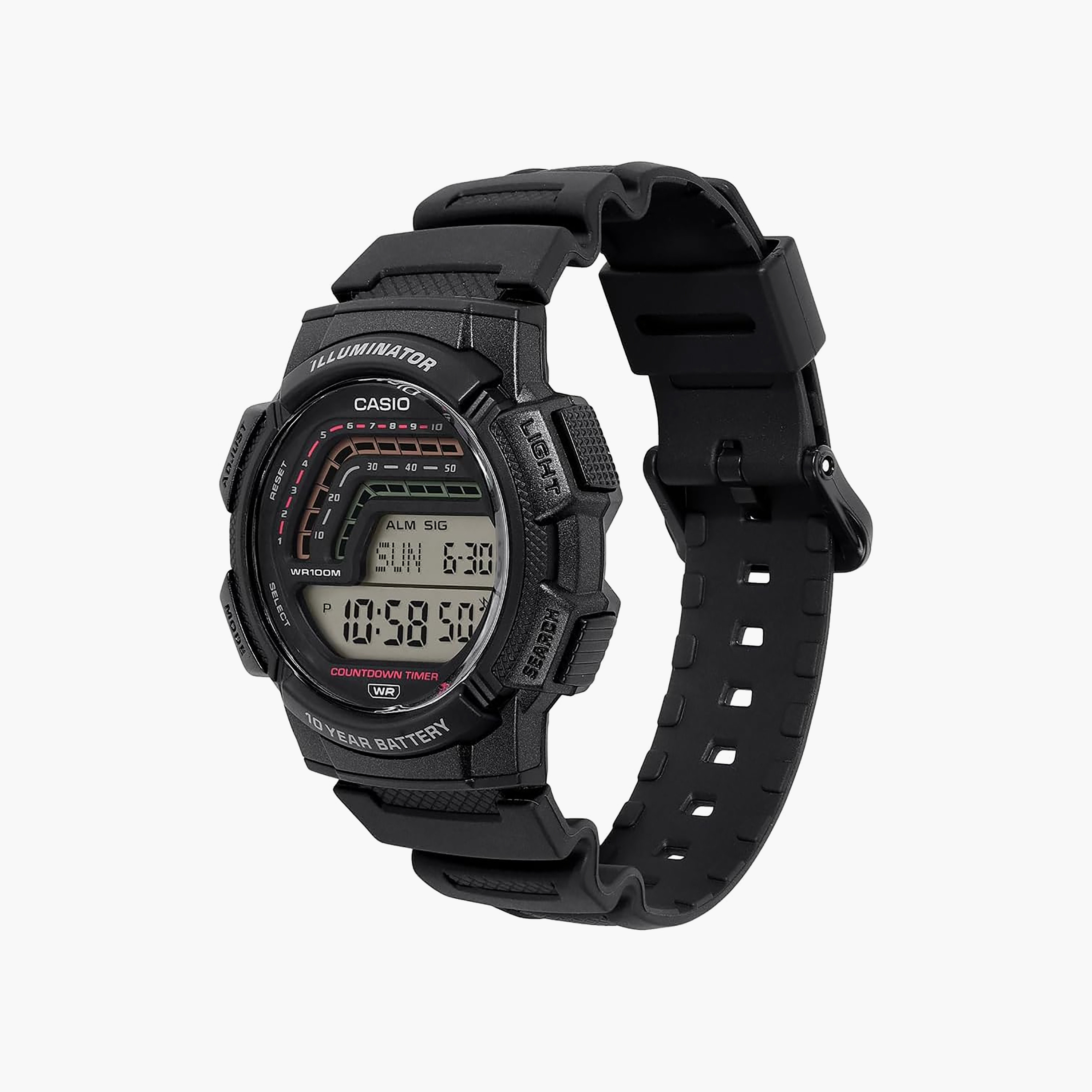 Casio Men's 45MM Black Digital Resin Watch | WS-1800-1AVDF-men-watchesandjewellery-watches-image-2