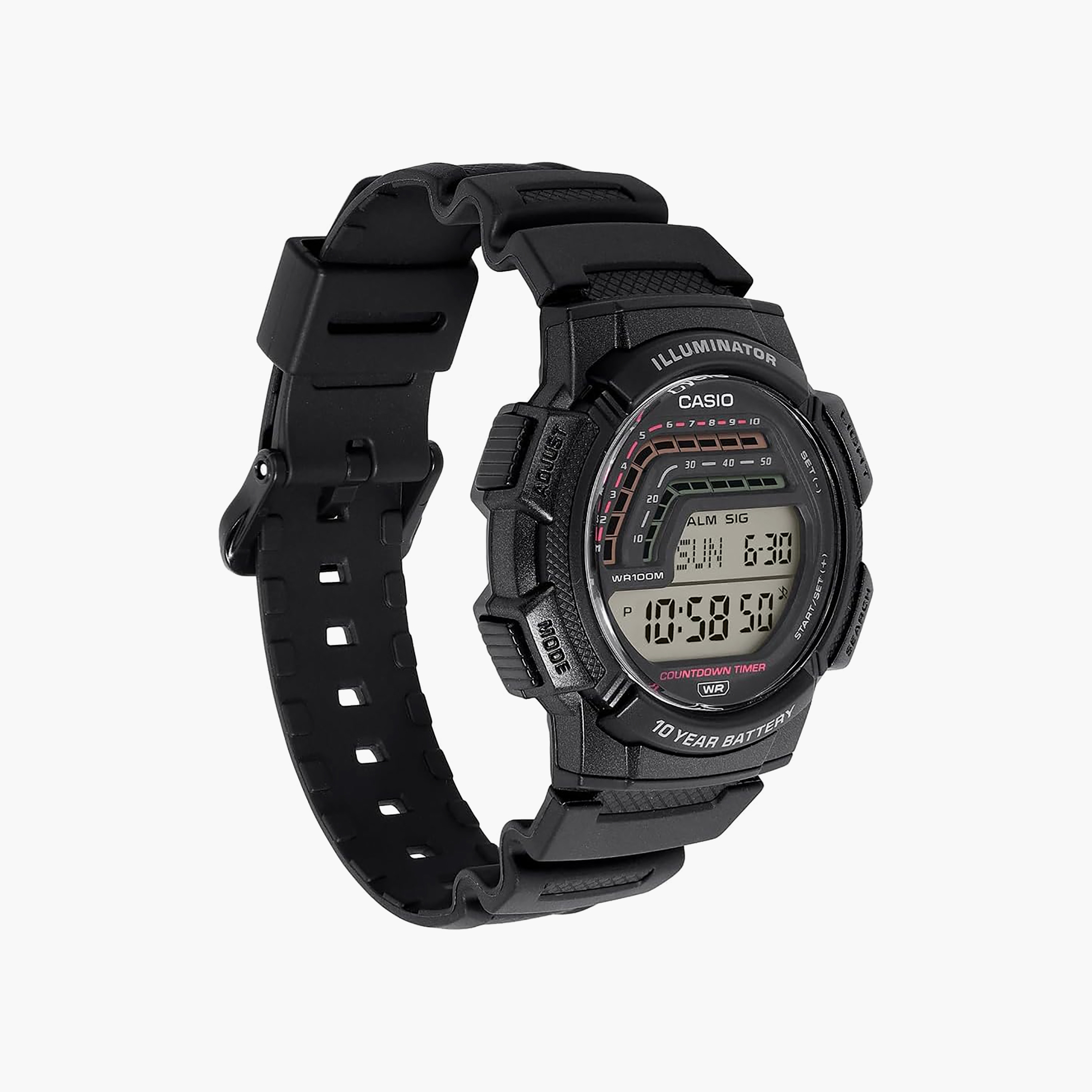 Casio Men's 45MM Black Digital Resin Watch | WS-1800-1AVDF-men-watchesandjewellery-watches-image-3
