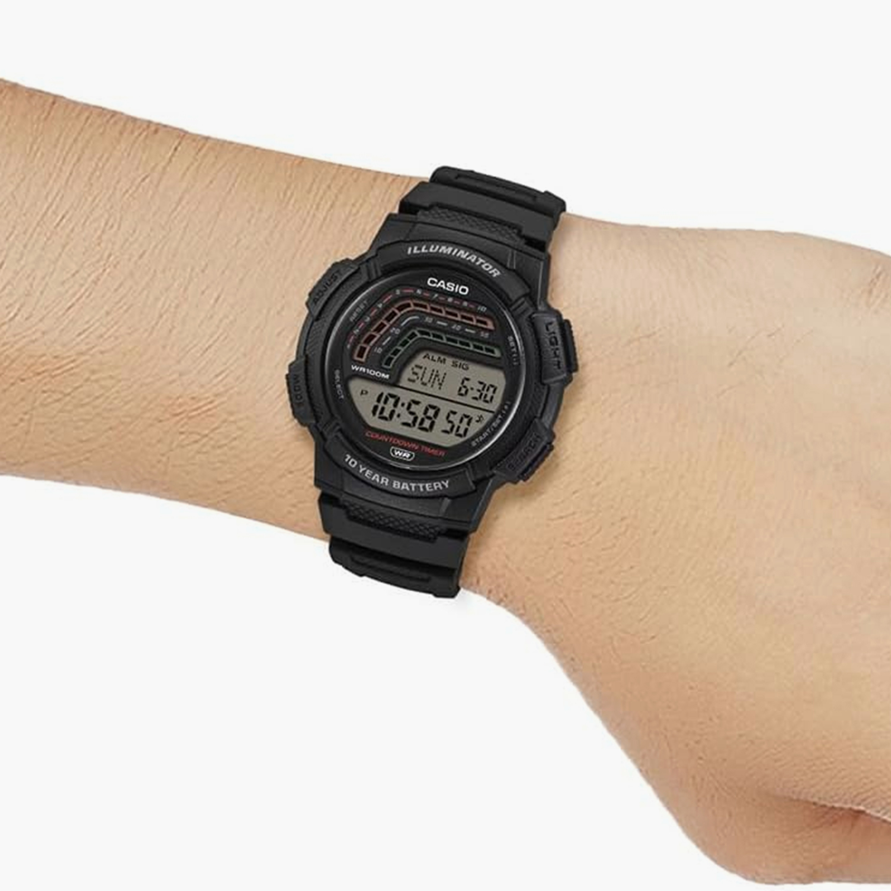 Casio Men's 45MM Black Digital Resin Watch | WS-1800-1AVDF-men-watchesandjewellery-watches-image-7