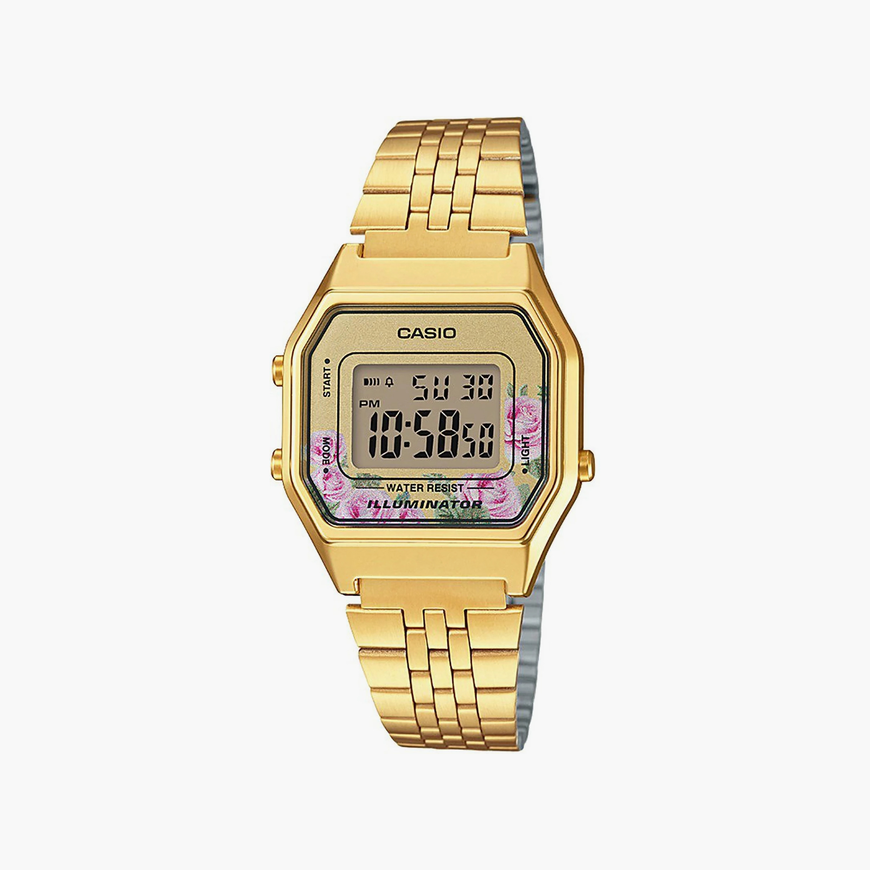 Casio Women's 28MM Gold Digital Stainless Steel Watch | LA680WGA-4CDF-women-watchesandjewellery-watches-image-1