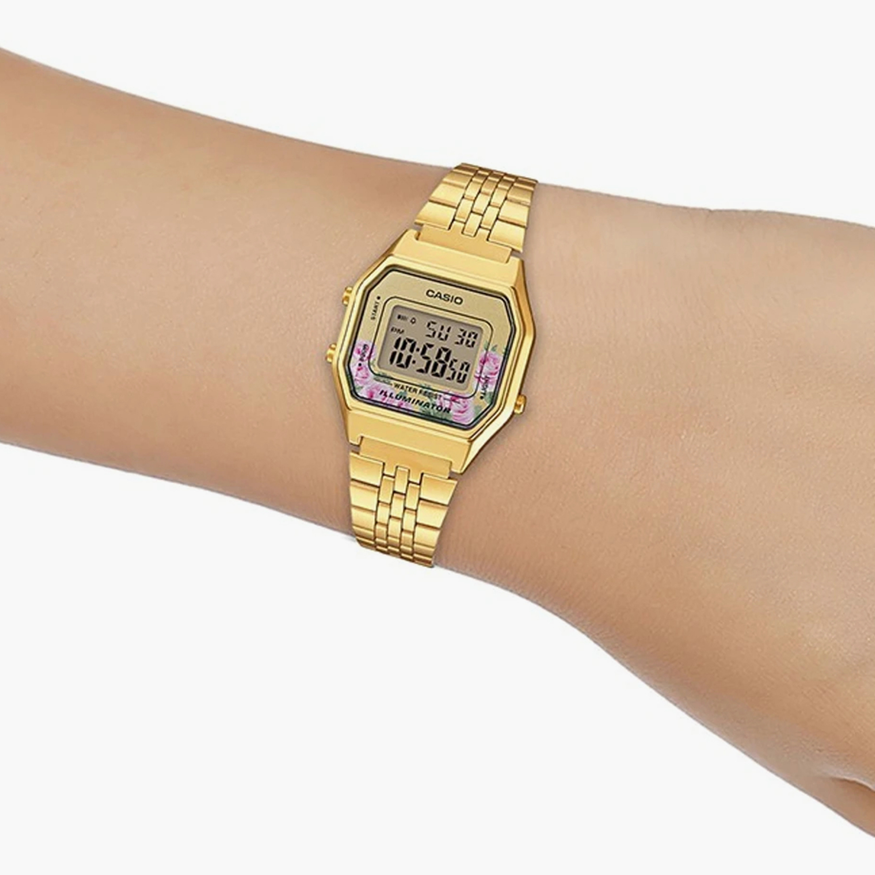 Casio Women's 28MM Gold Digital Stainless Steel Watch | LA680WGA-4CDF-women-watchesandjewellery-watches-image-7