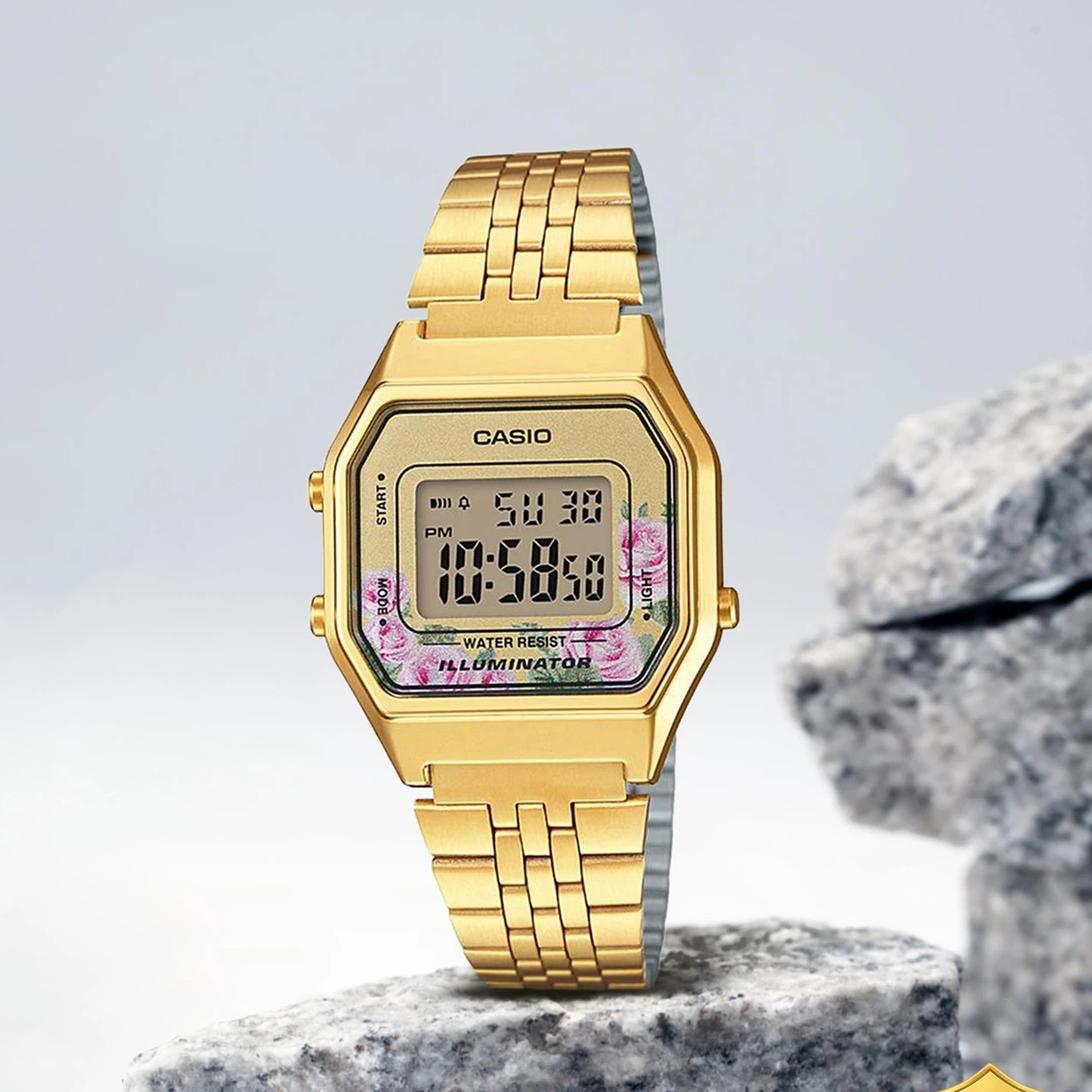 Casio Women's 28MM Gold Digital Stainless Steel Watch | LA680WGA-4CDF-women-watchesandjewellery-watches-image-8