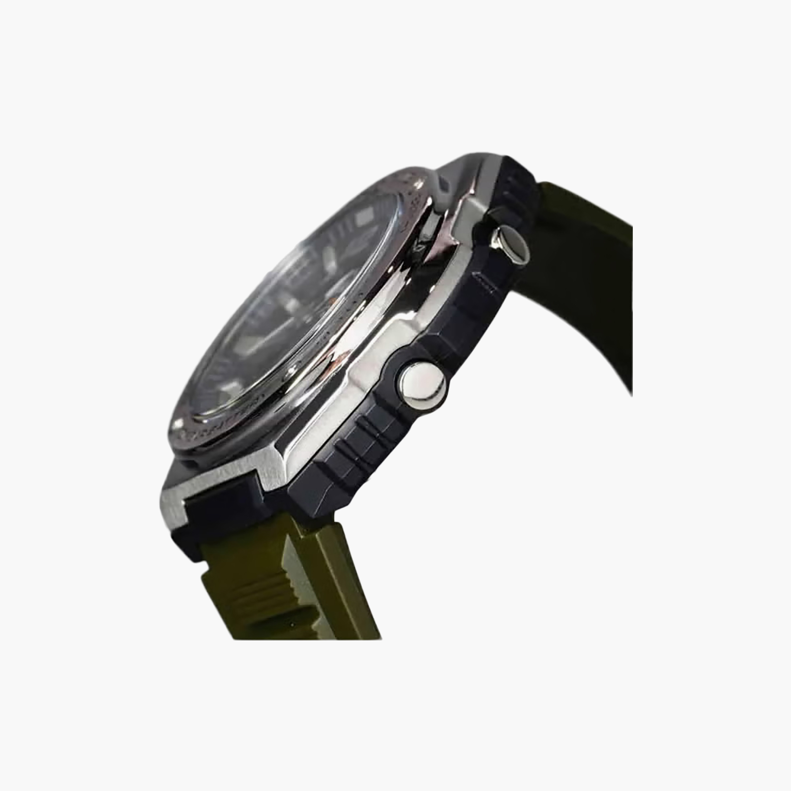 Casio Men's 50.4MM Green Analog Digital Resin Watch | MWQ-100-3AVDF-men-watchesandjewellery-watches-image-3