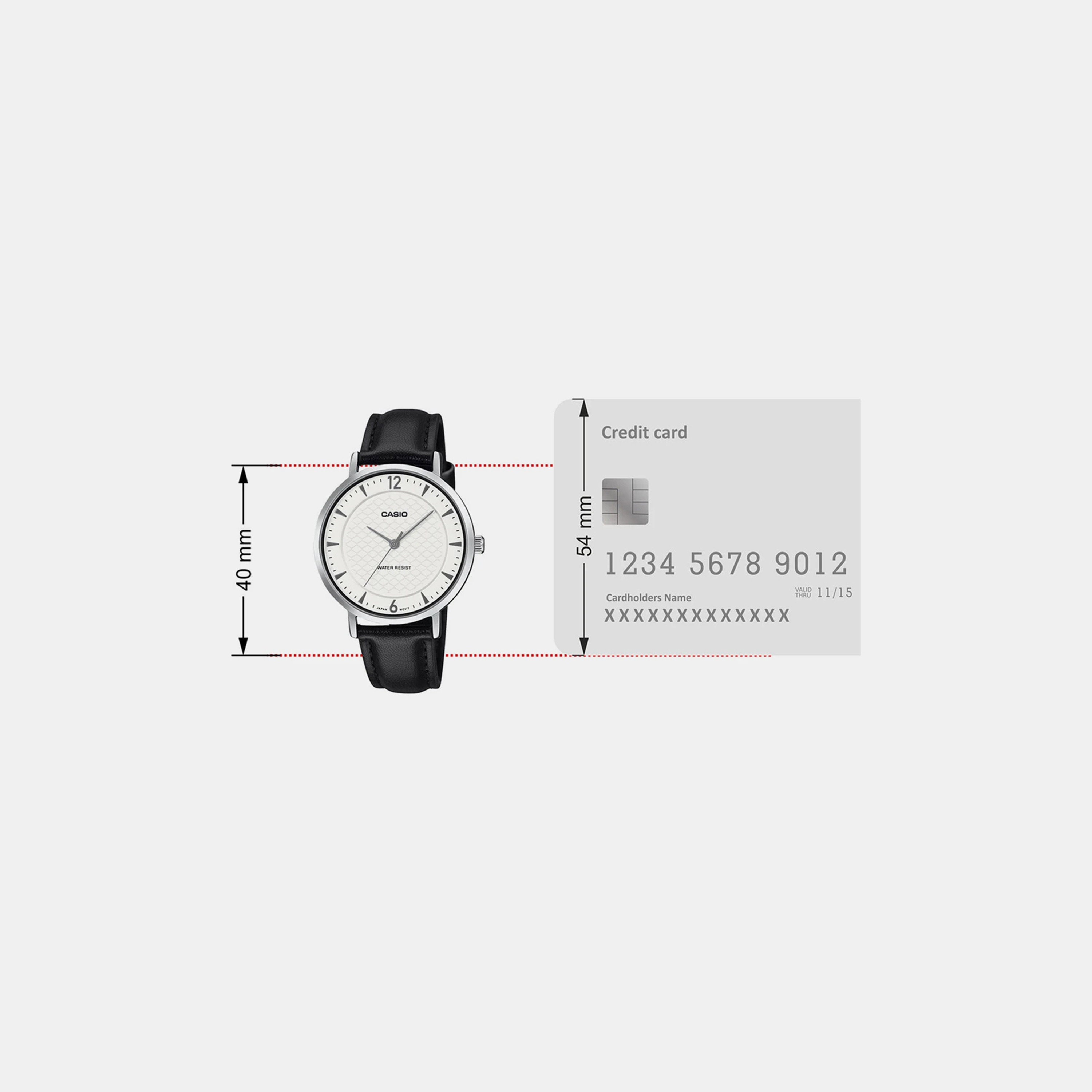 ساعة حريمي أنالوج جلد 34 مم باللون الأسود LTP-VT04L-7A2DF من كاسيو-women-watchesandjewellery-watches-image-10