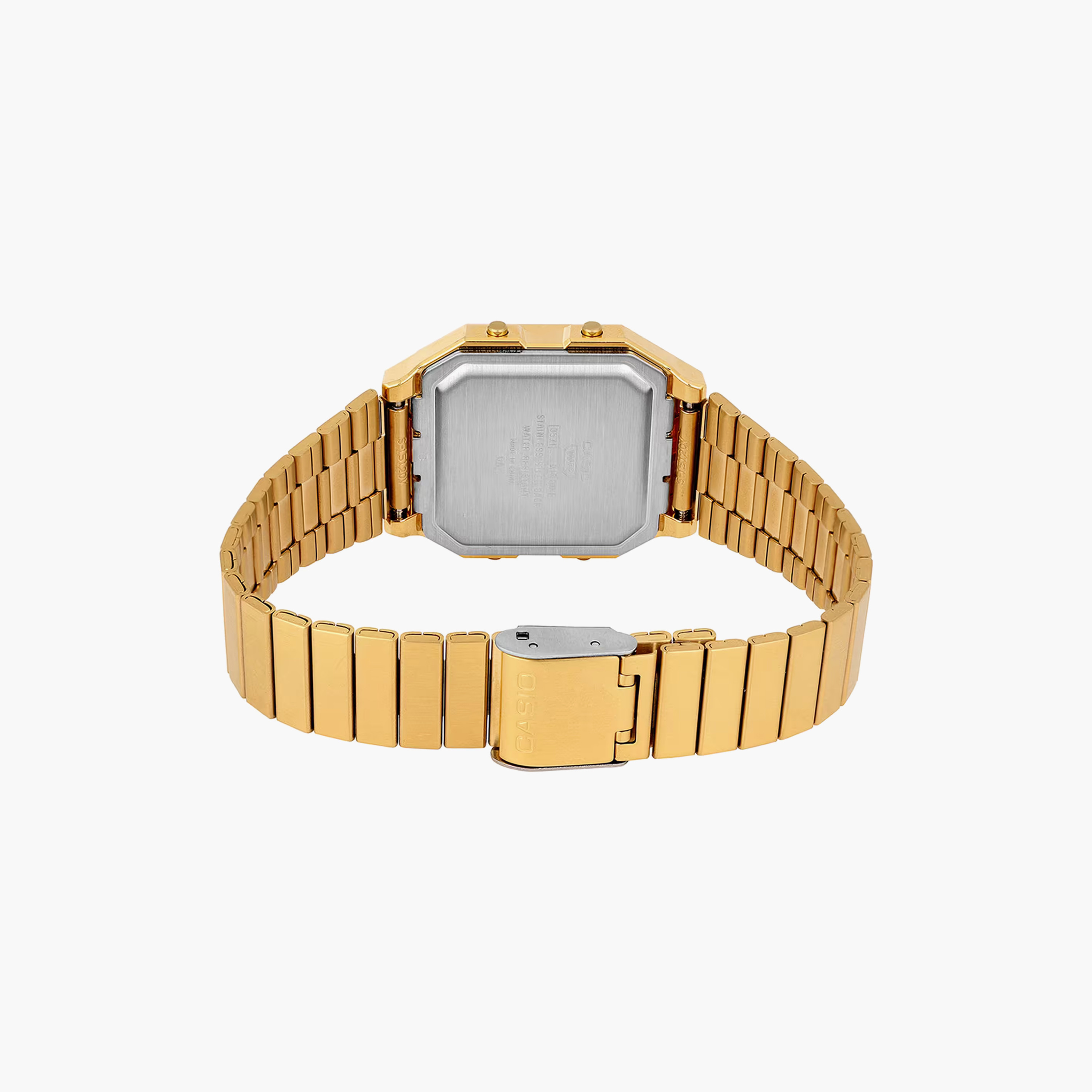 Casio Unisex 34MM Gold Digital Stainless Steel Watch | A130WEG-9ADF-men-watchesandjewellery-watches-image-4