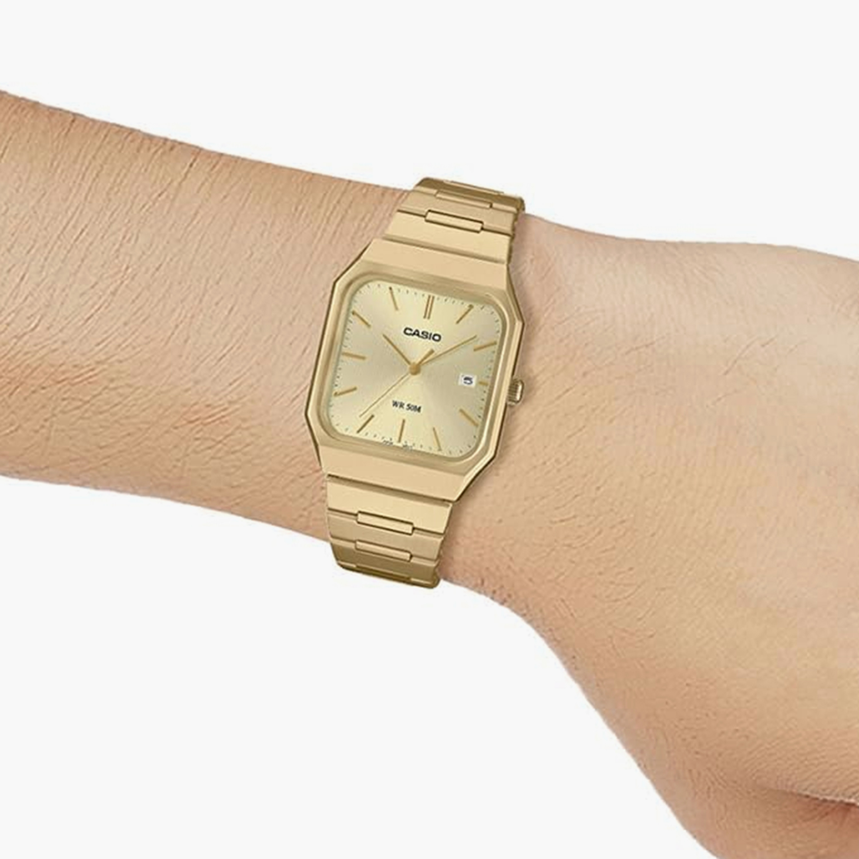 ساعة رجالي أنالوج ستانلس ستيل 32.5 مم باللون الذهبي MTP-B185G-9AVDF من كاسيو-men-watchesandjewellery-watches-image-6